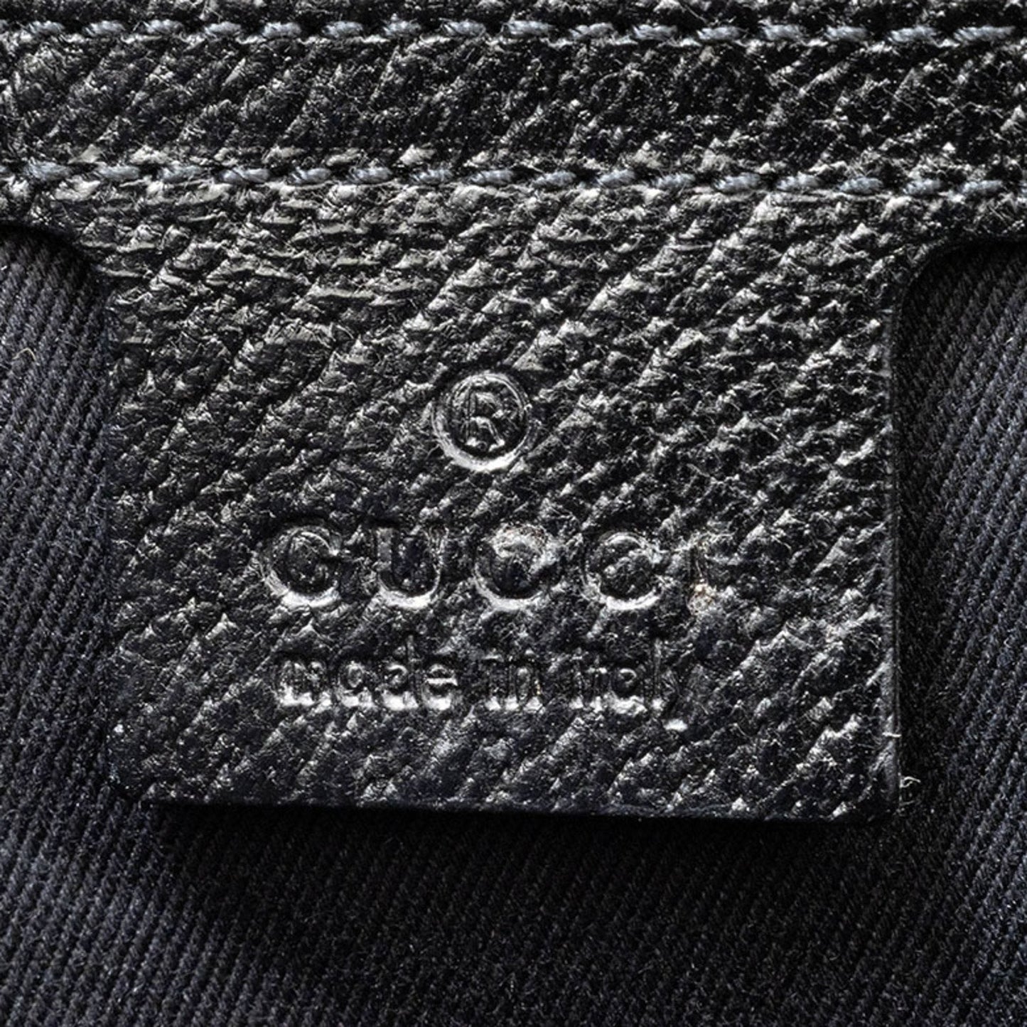 Gucci Gg Canvas Black Gg Canvas Leather Tote Bag ( )