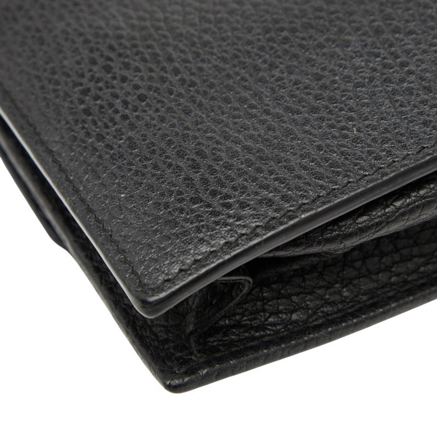 Gucci Black Leather Chain/Shoulder Wallet ( )