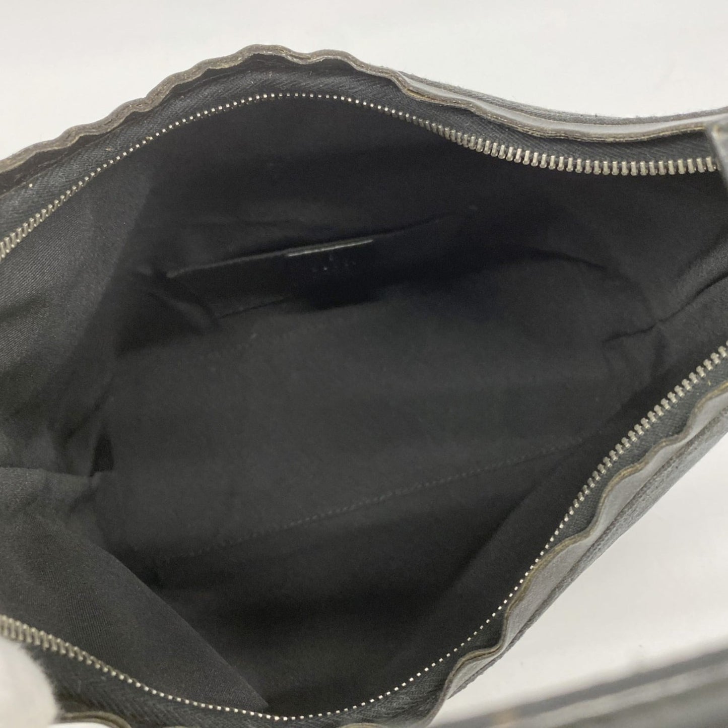 Gucci Black Canvas Shoulder Bag ( )