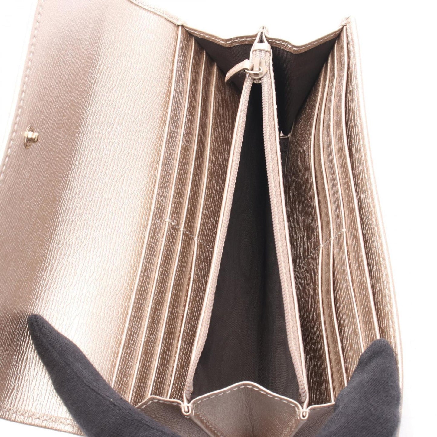 Gucci Pink Leather Long Wallet (Bi-Fold) ( )