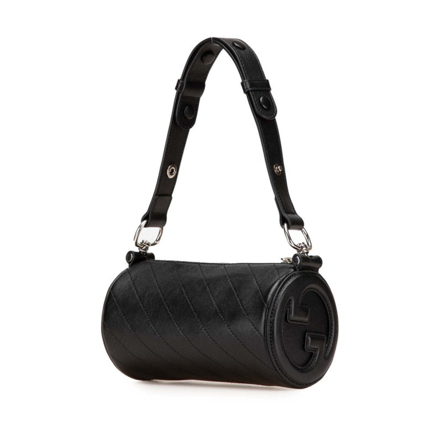 Gucci Black Leather Shoulder Bag ( )