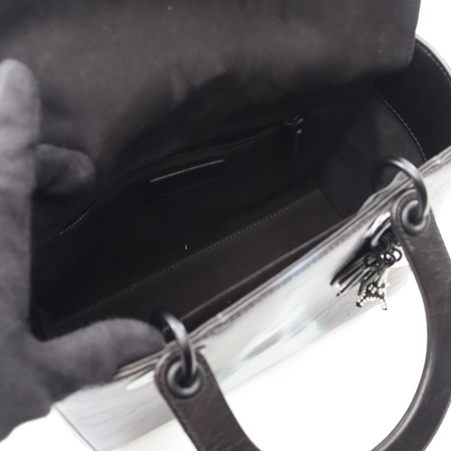 Christian Dior Black Leather Handbag ()
