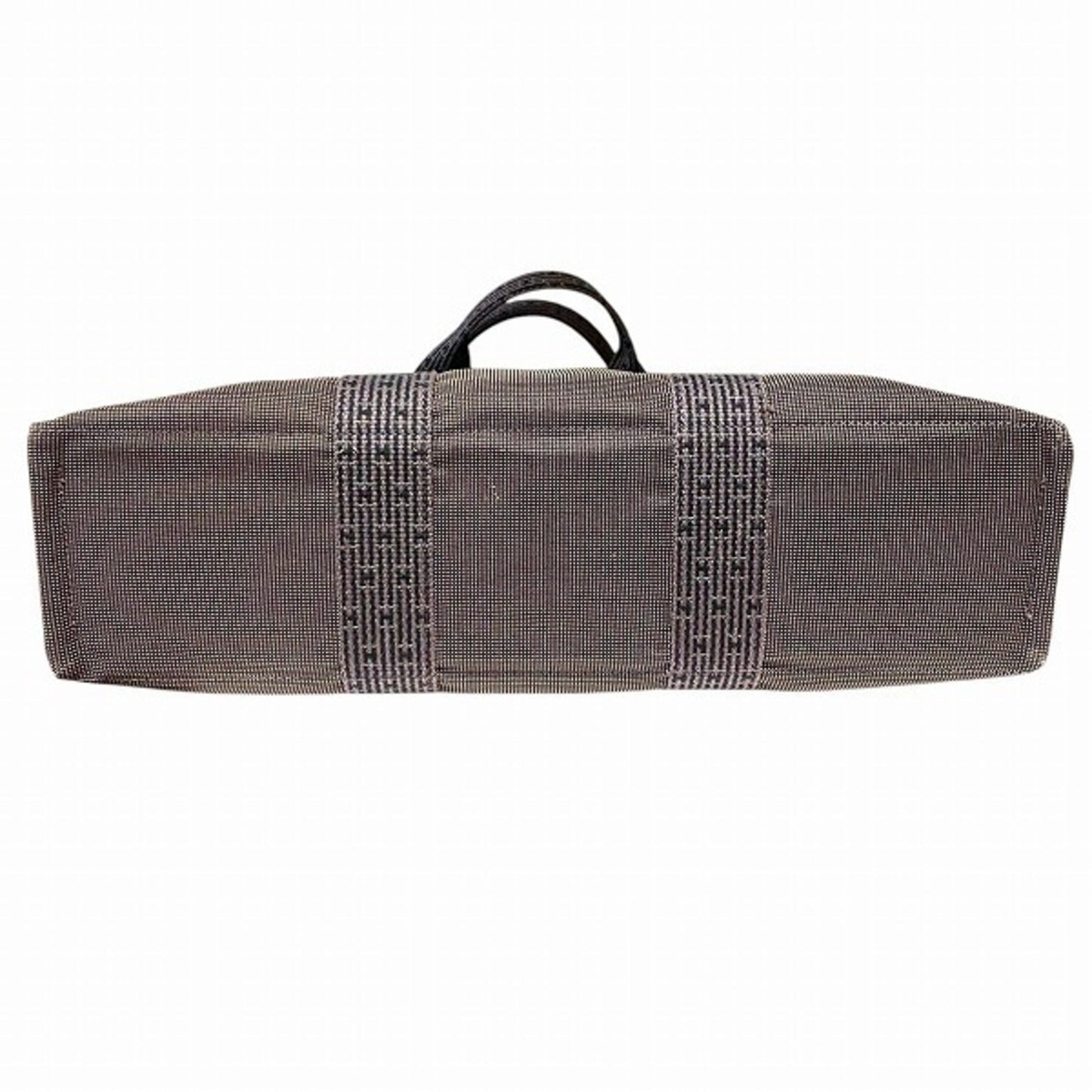 Hermes Gray Canvas Tote Bag ( )