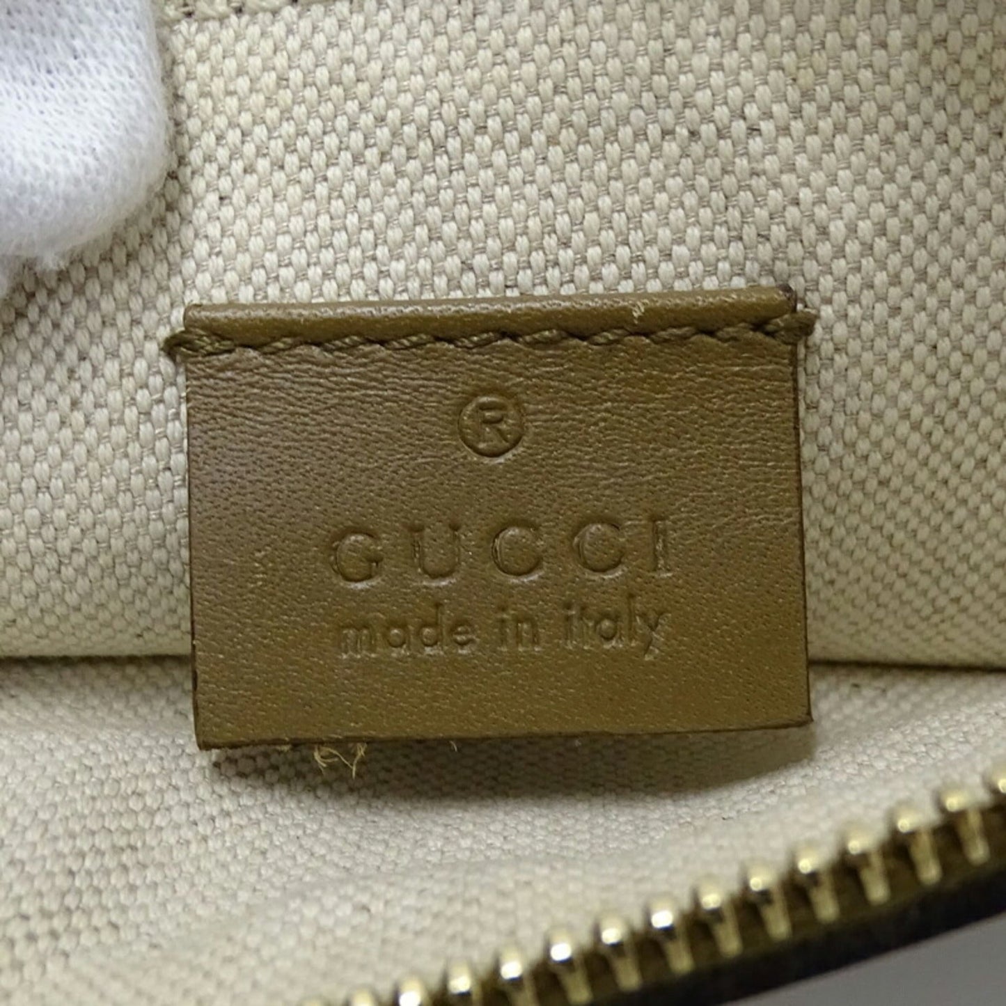 Gucci Diamante Beige Khaki Canvas Tote Bag ( )
