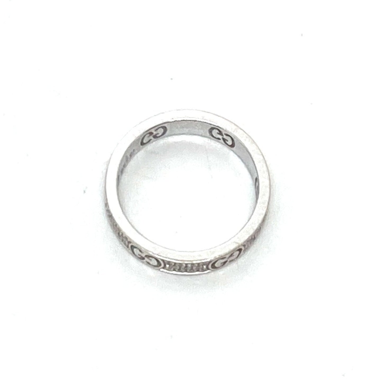 Gucci White Gold (18K) Band Ring ( )