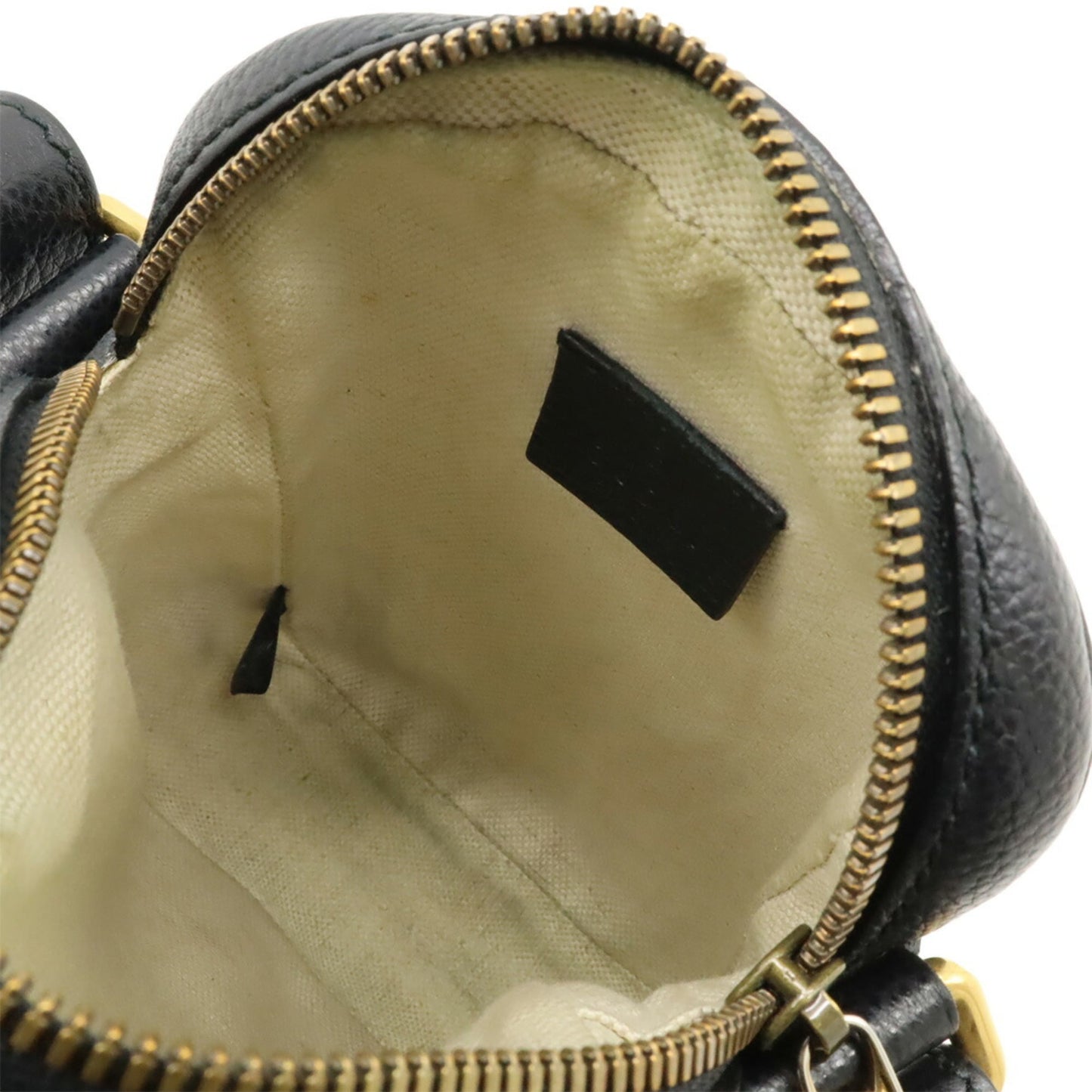 Gucci Black Leather Shoulder Bag ( )