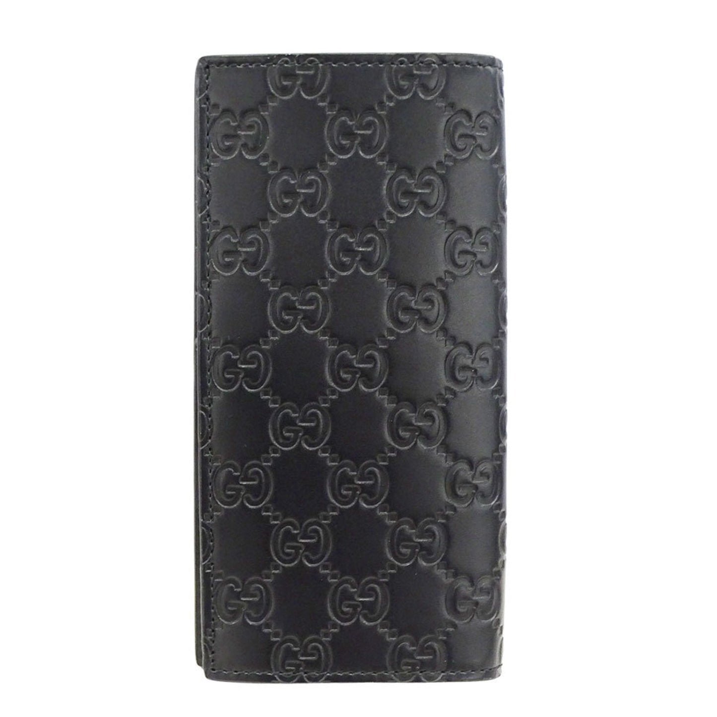 Gucci Black Leather Long Wallet (Bi-Fold) ( )