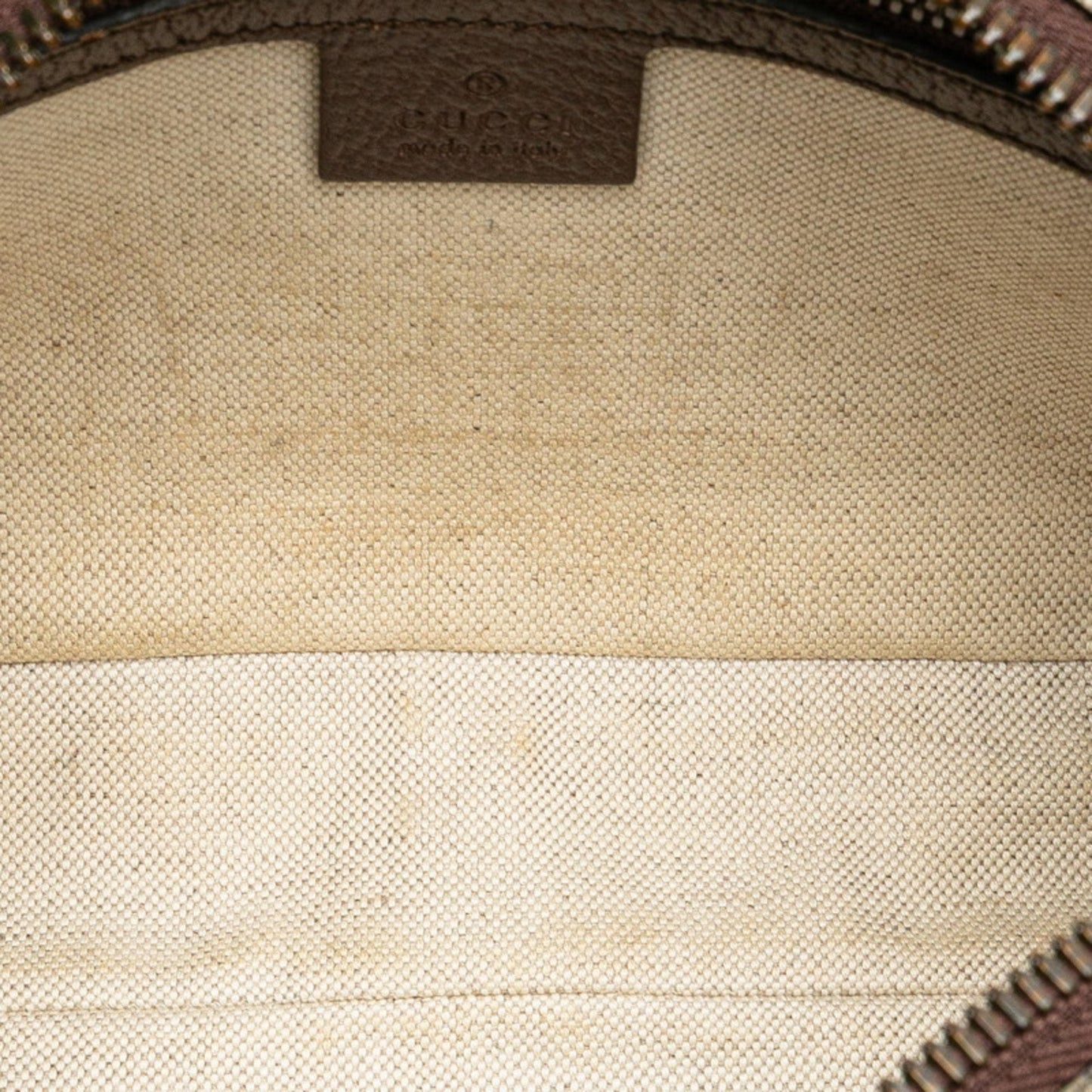 Gucci Beige Brown Pvc Leather Sling Bag ( )