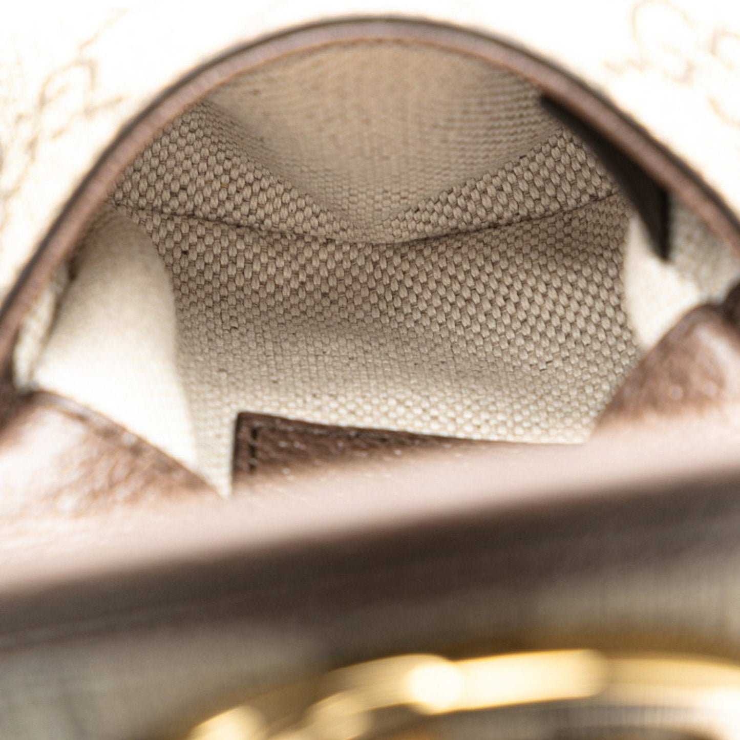 Gucci Brown Pvc Leather Shoulder Bag ( )
