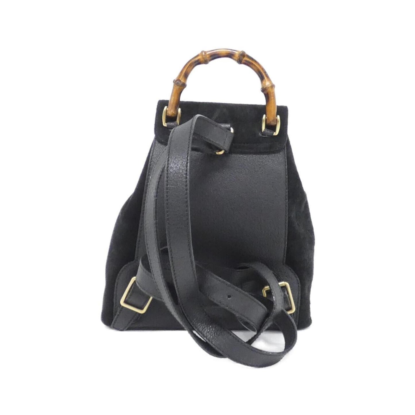 Gucci Black Suede Backpack ( )
