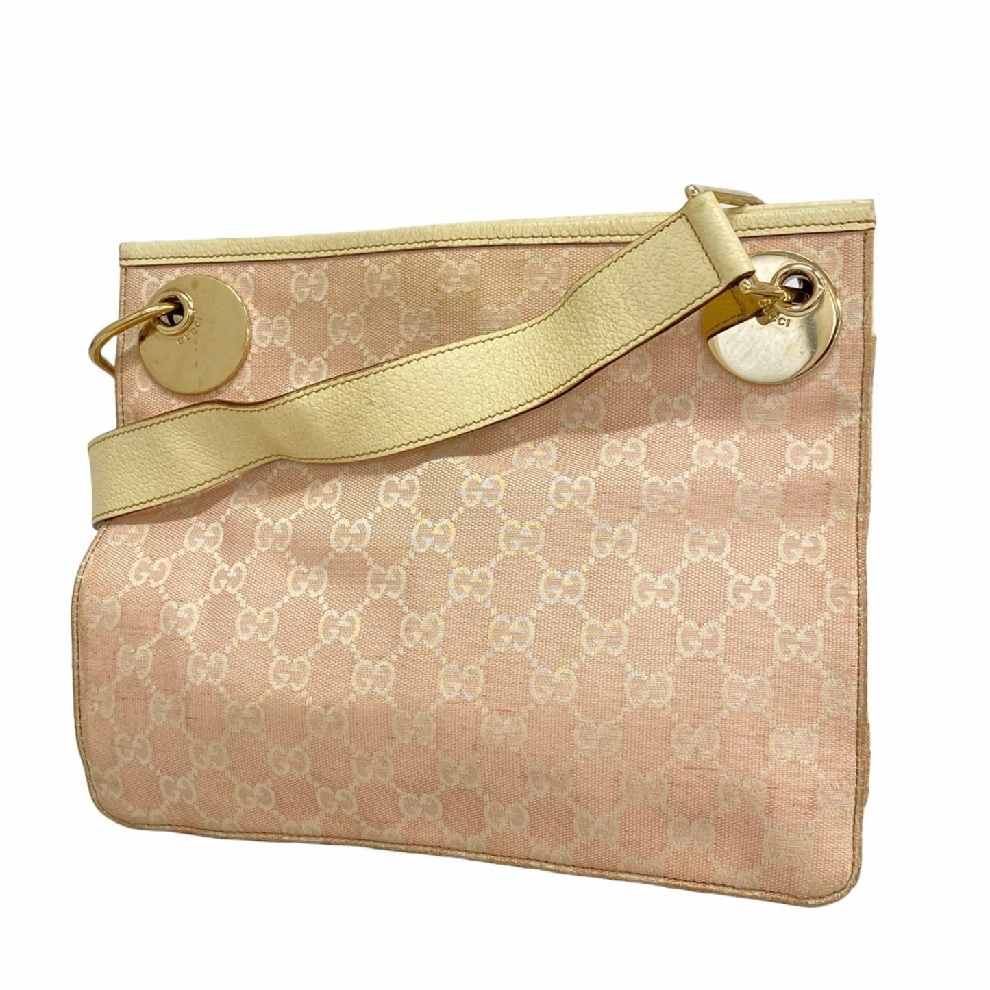 Gucci Pink Canvas Shoulder Bag ( )