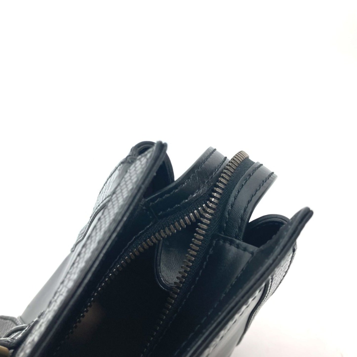 Gucci Black Leather Handbag ( )