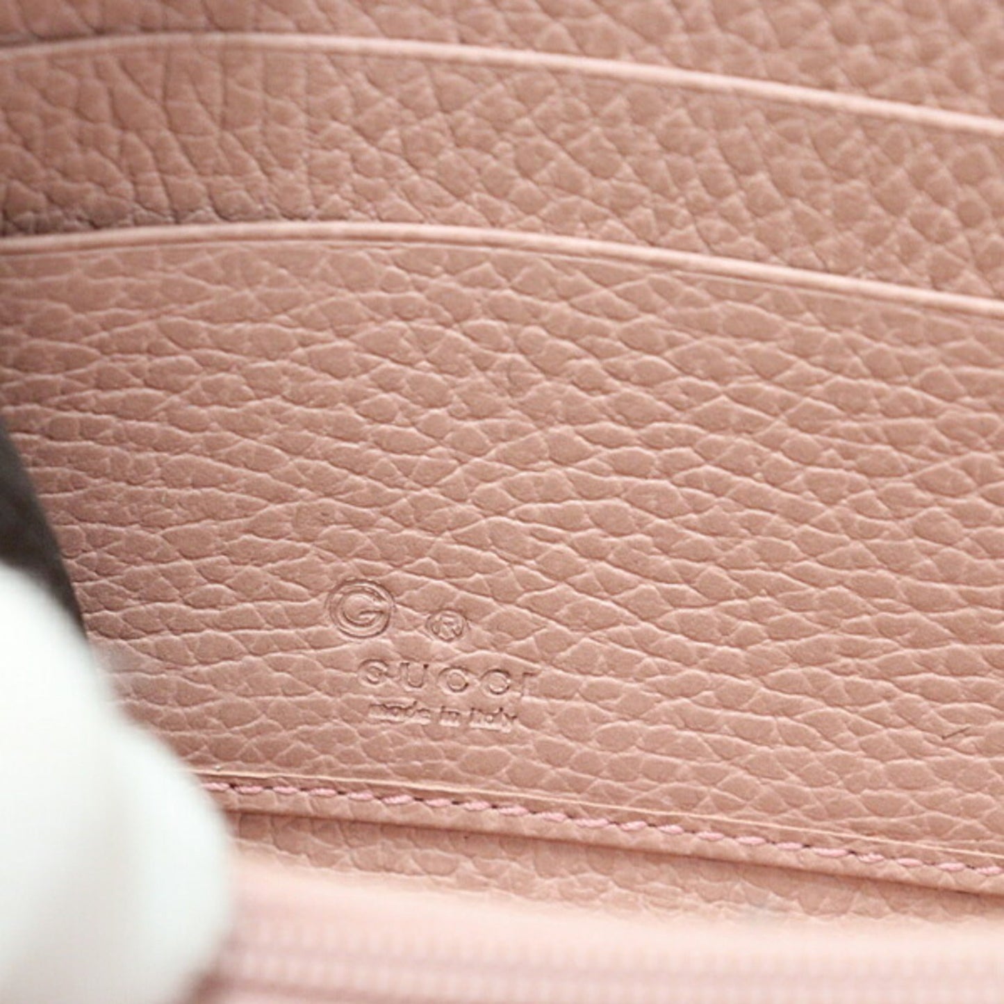 Gucci Pink Leather Long Wallet (Bi-Fold) ( )