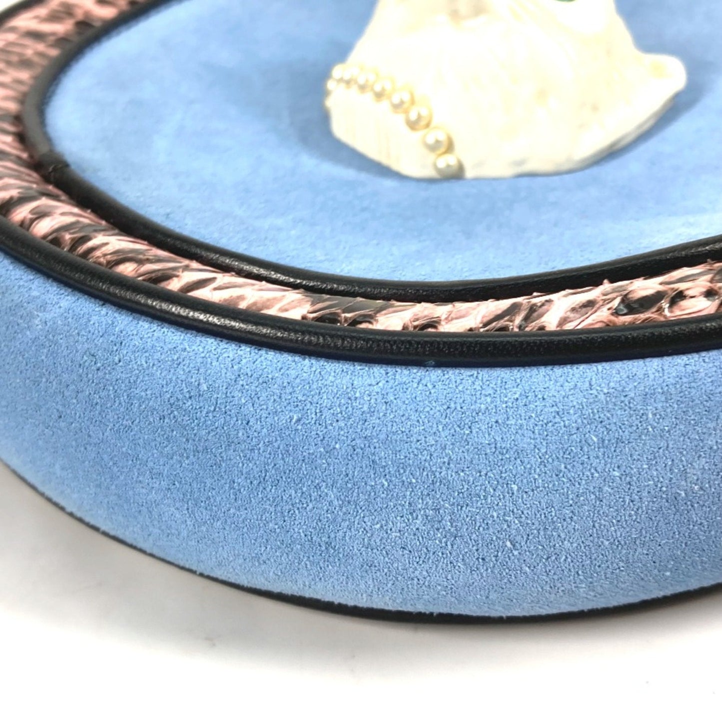 Gucci Blue Leather Shoulder Bag ( )