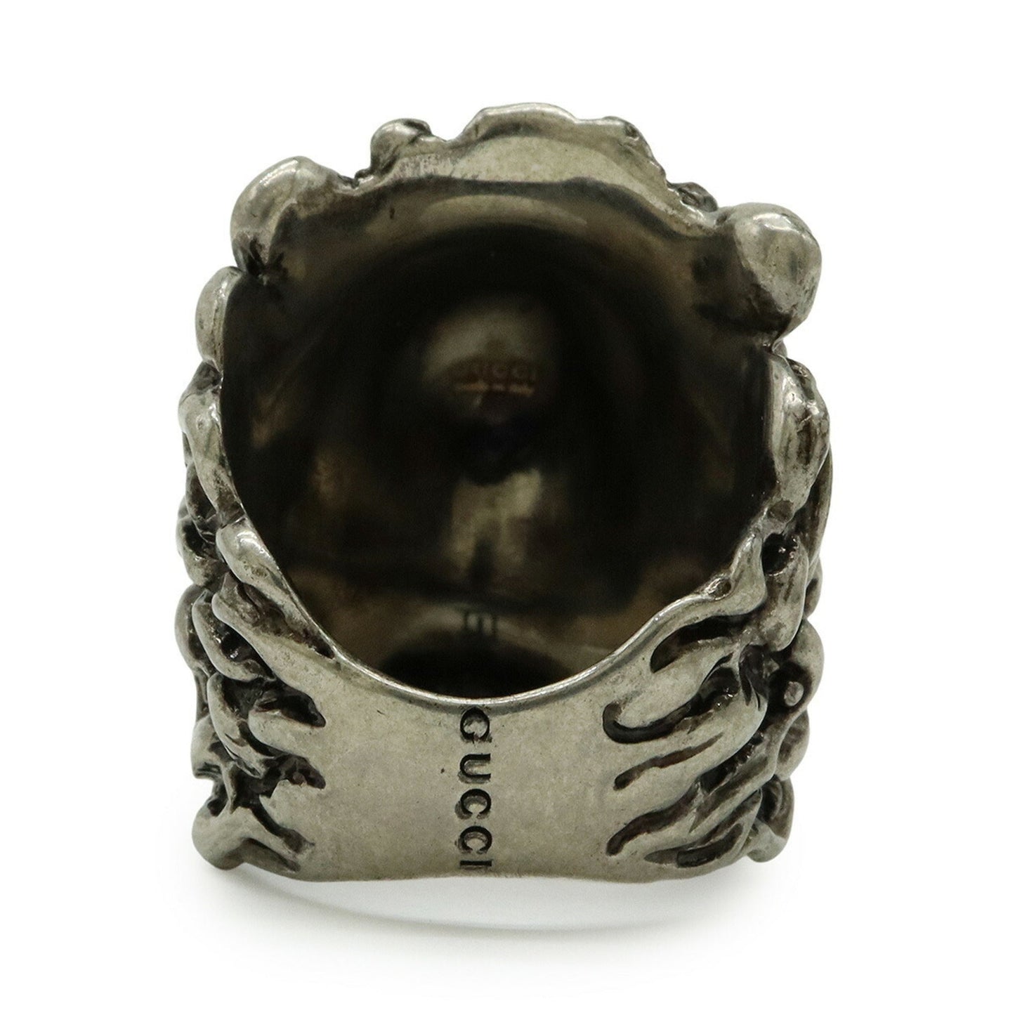 Gucci Silver Metal Band Ring ( )