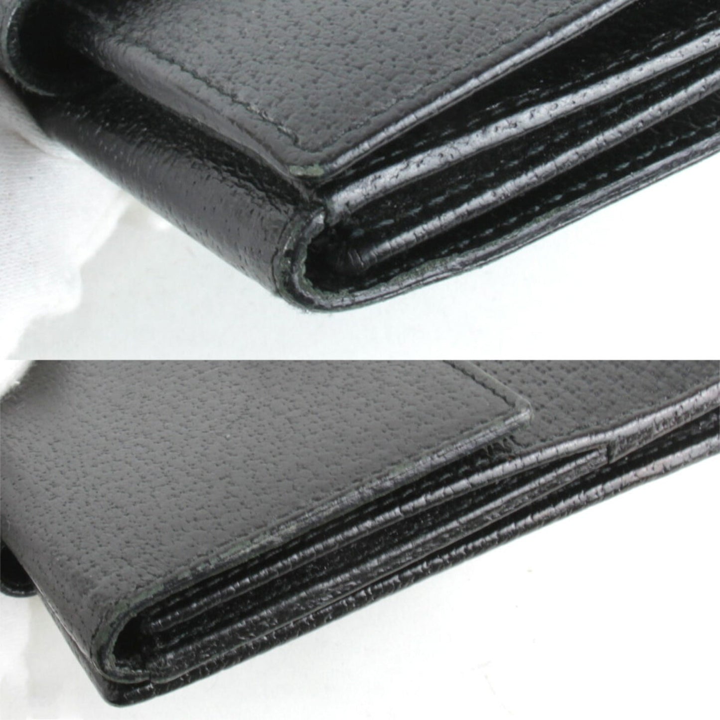 Gucci Black Leather Wallet (Bi-Fold) ( )
