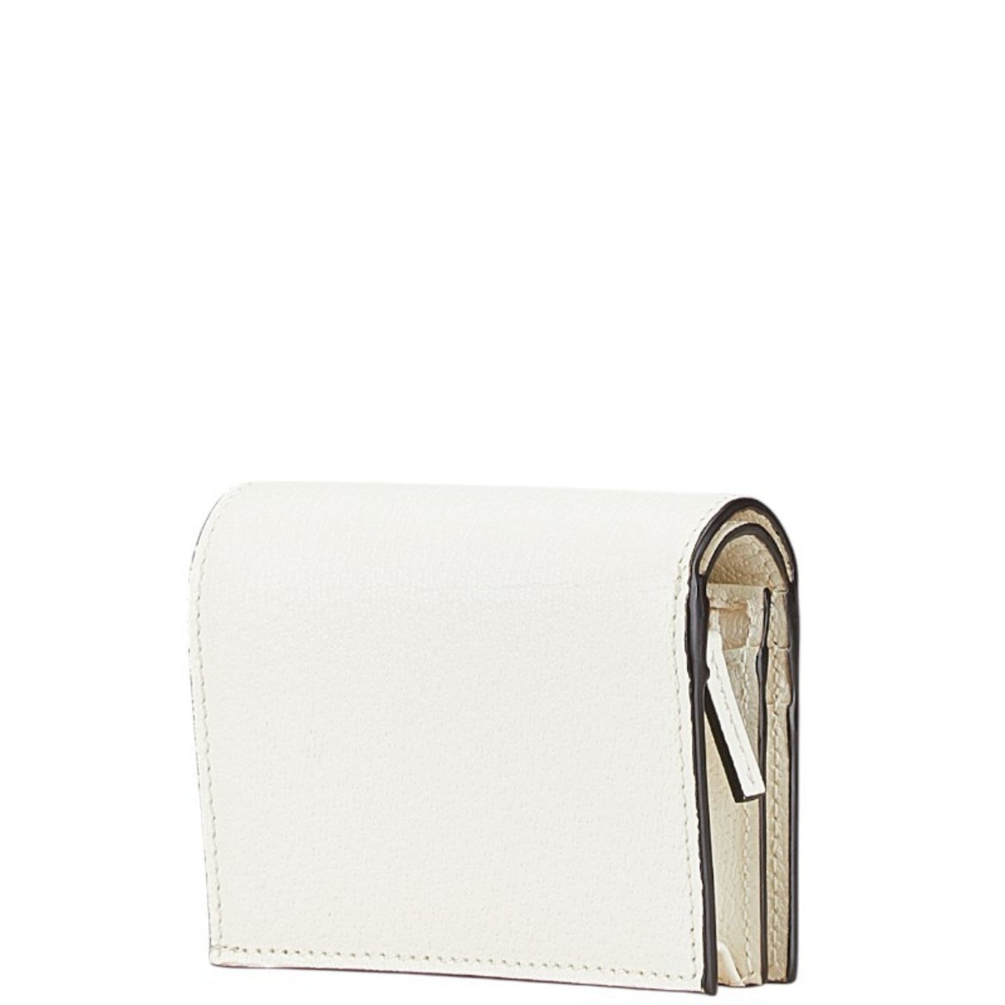 Gucci Black White Leather Chain/Shoulder Wallet ( )