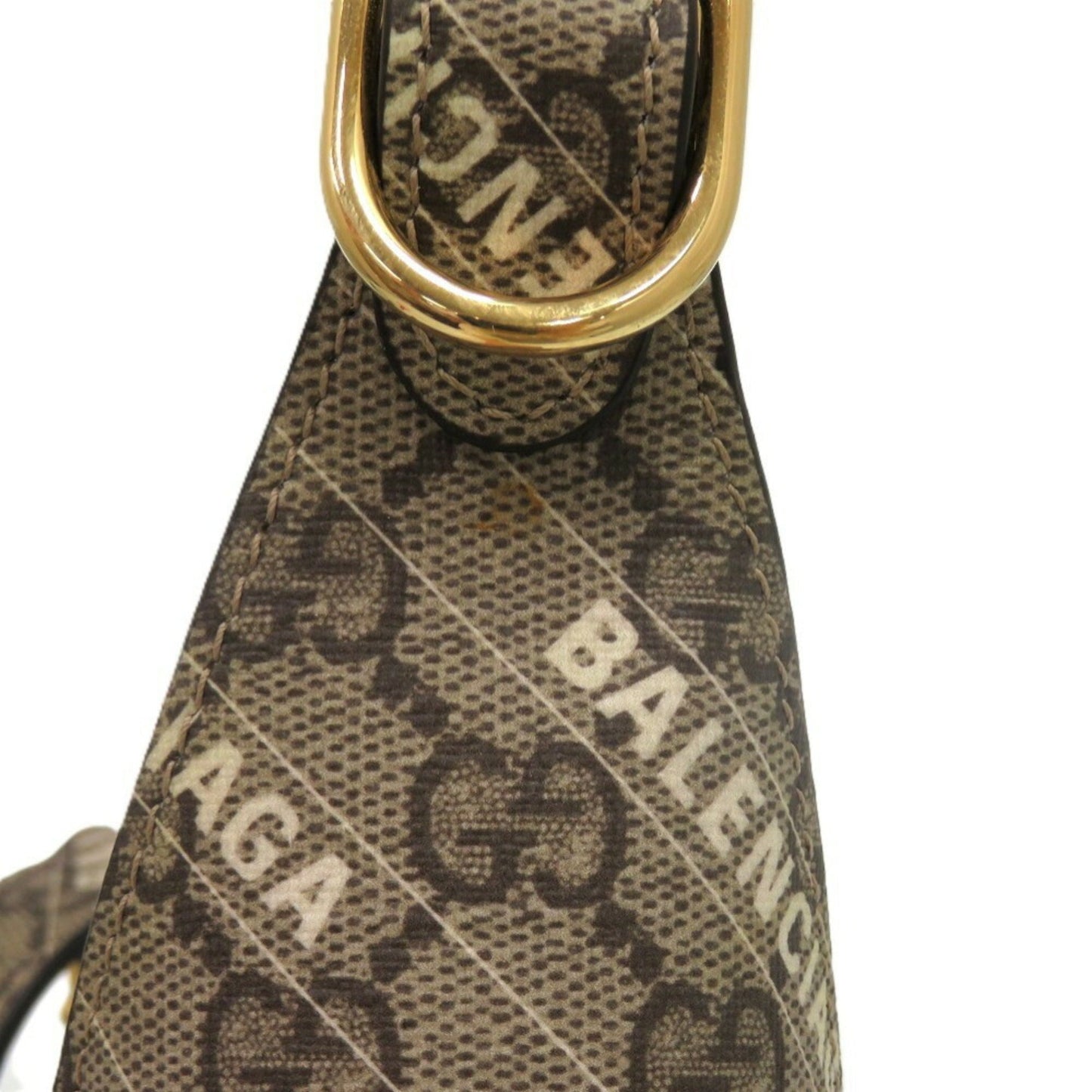 Gucci Beige Gray Polyester Cotton Handbag ( )
