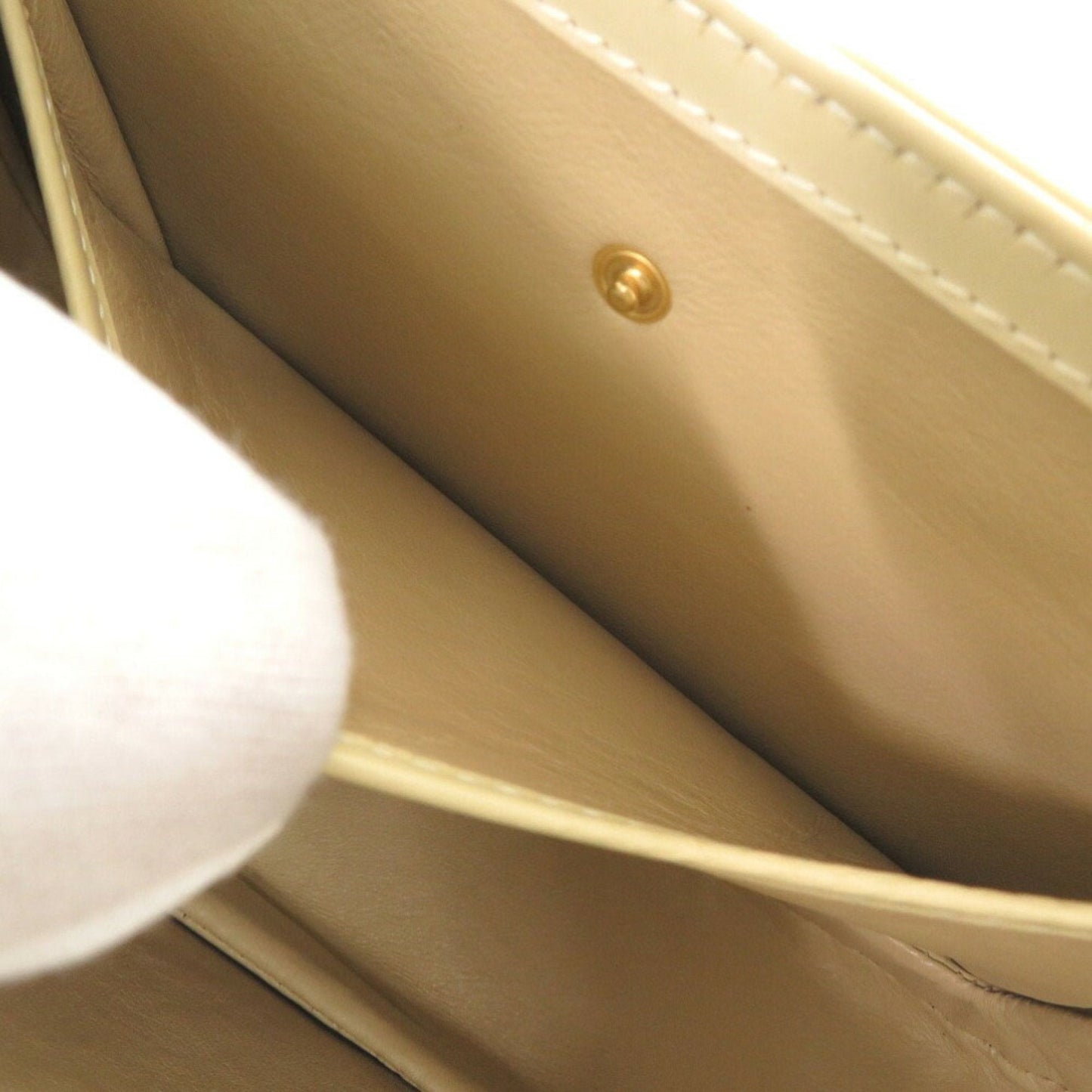 Gucci White Leather Handbag ( )