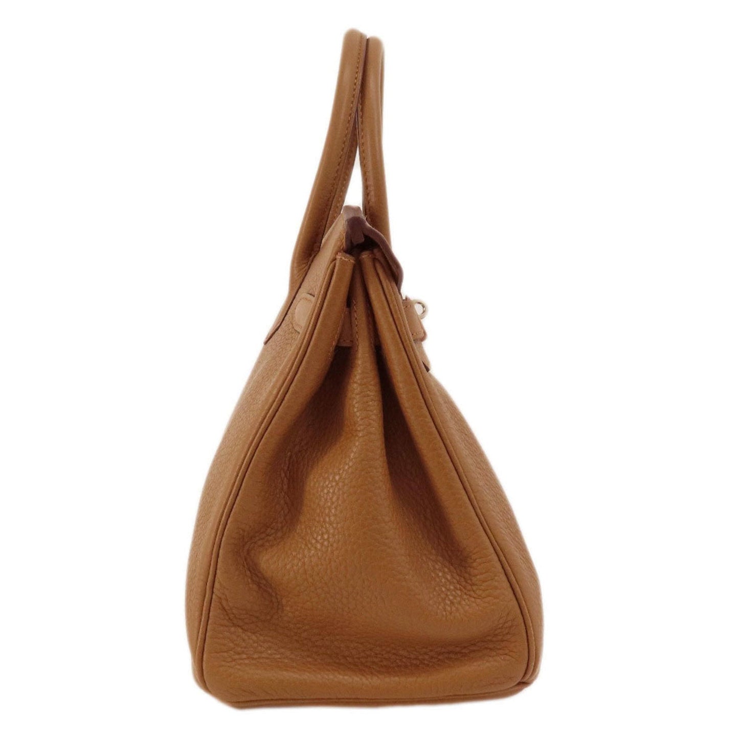 Hermes Brown Taurillon Clemence Leather Handbag ( )