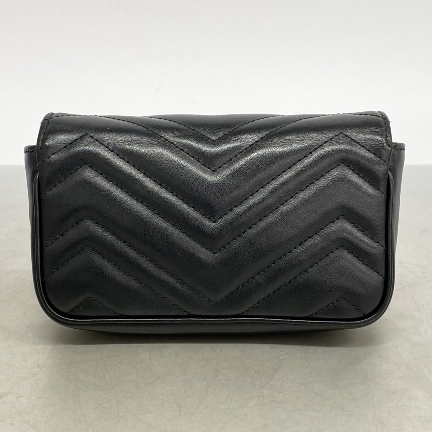 Gucci Black Leather Shoulder Bag ( )