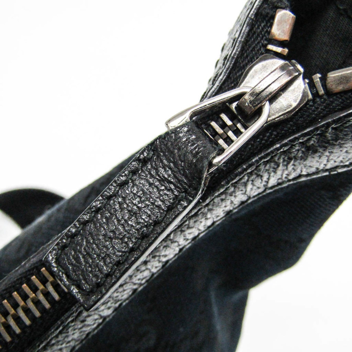 Gucci Gg Canvas Black Gg Canvas Leather Shoulder Bag ( )