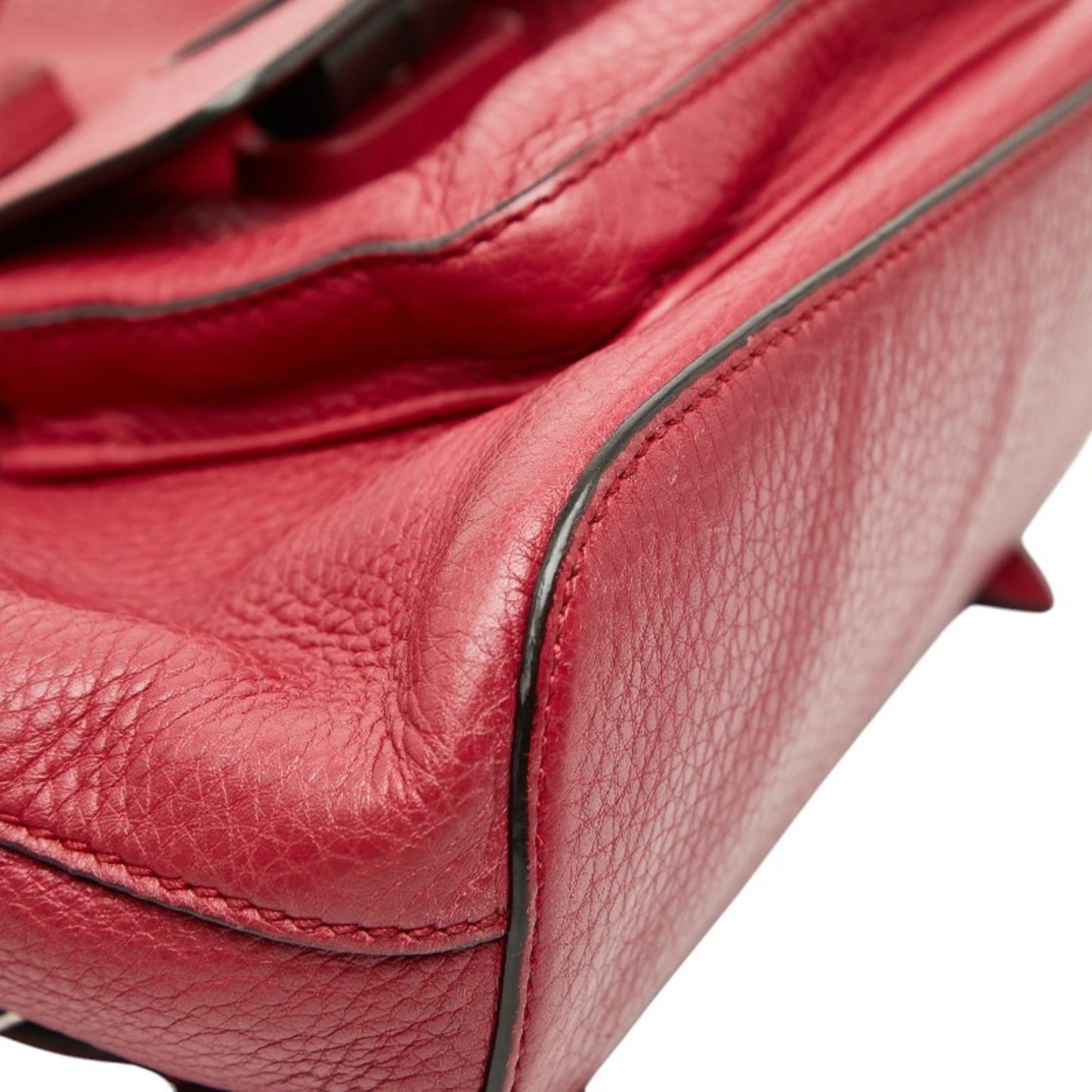 Gucci Red Color Leather Backpack ( )