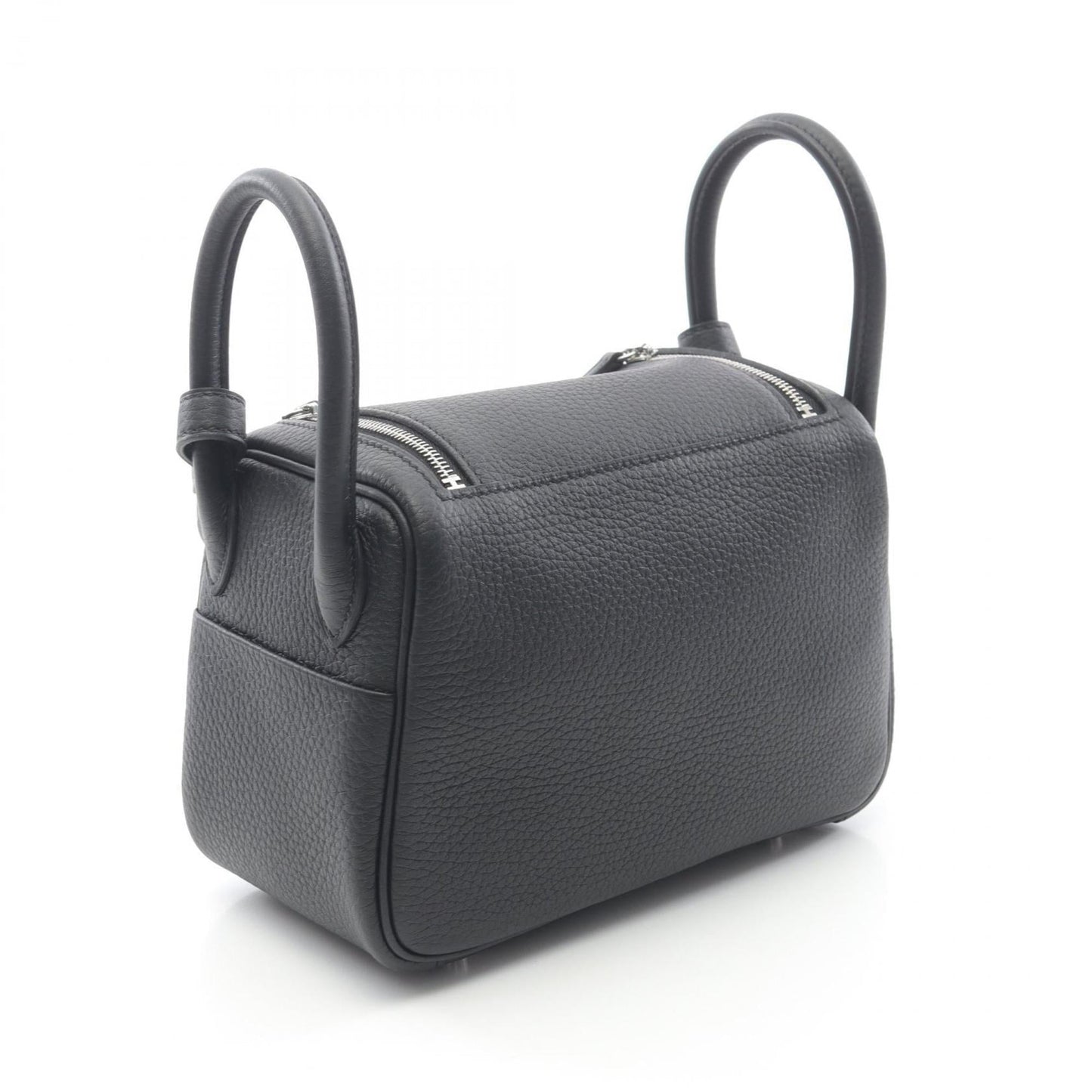 Hermes Lindy Black Taurillon Clemence Leather Shoulder Bag ( )