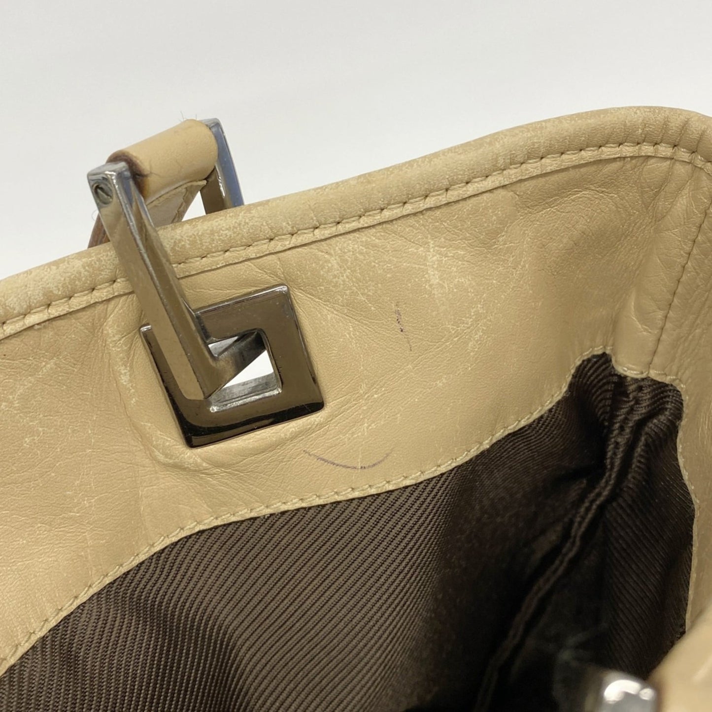 Gucci Beige Canvas Tote Bag ( )