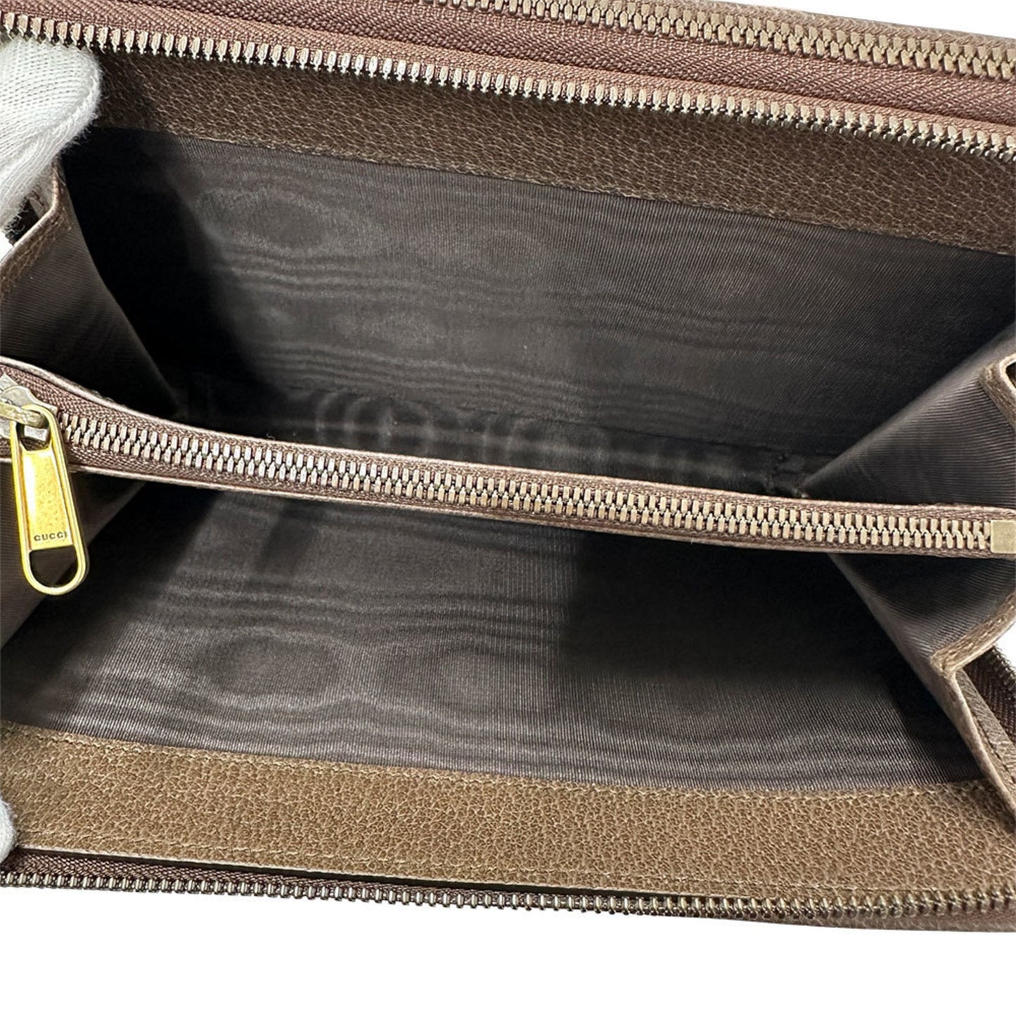 Gucci Beige Gray Gg Supreme Handbag Shoulder Bag ( )