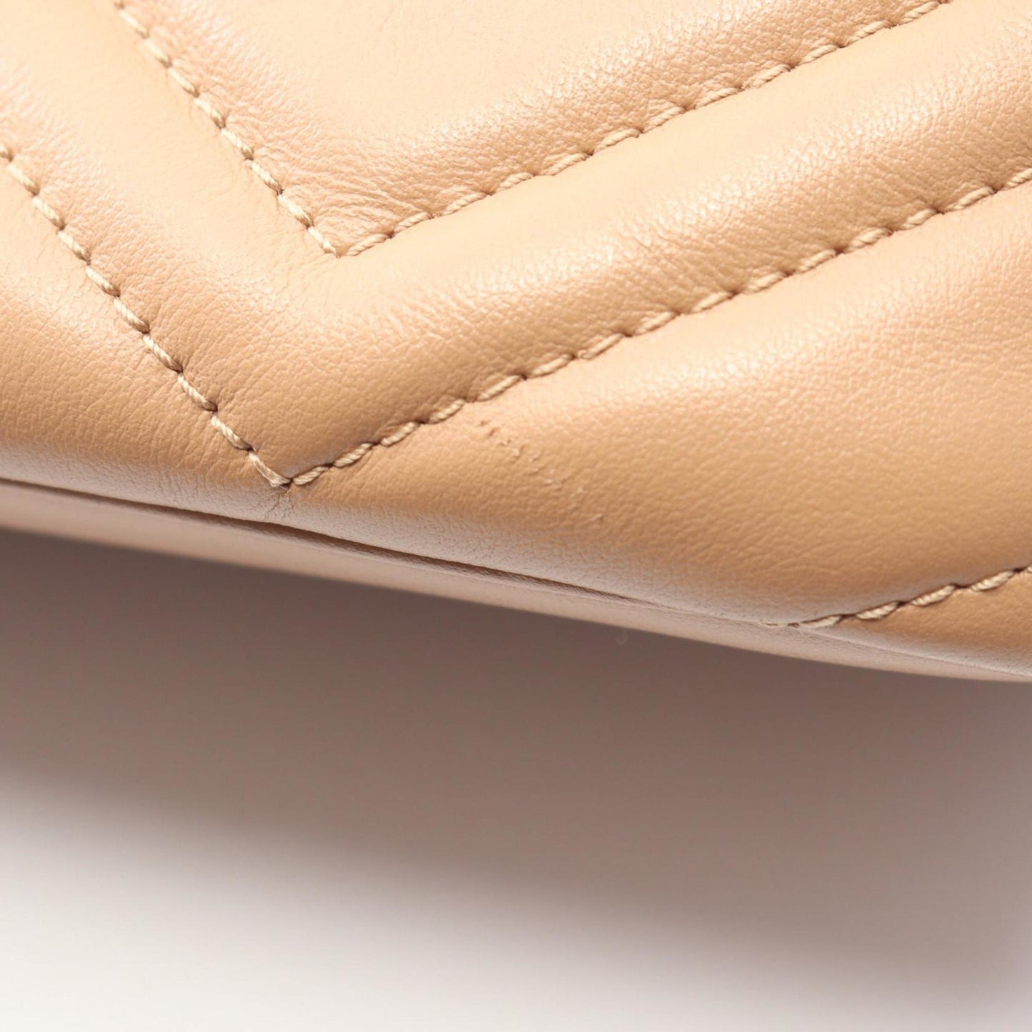 Gucci Beige Leather Handbag ( )