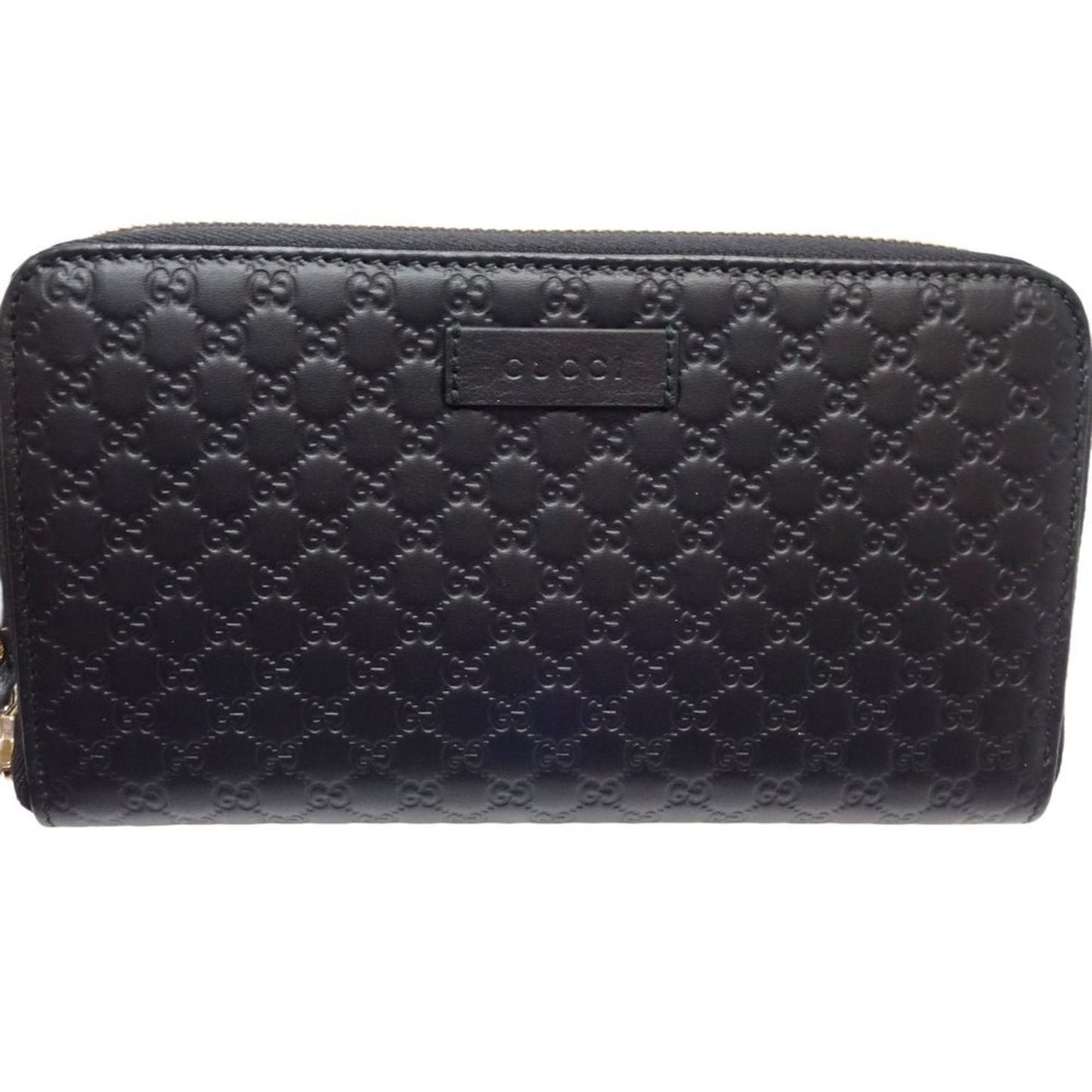 Gucci Black Leather Long Wallet (Bi-Fold) ( )