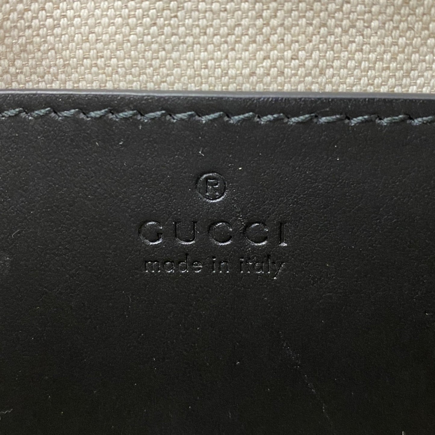 Gucci Black Leather Shoulder Bag ( )