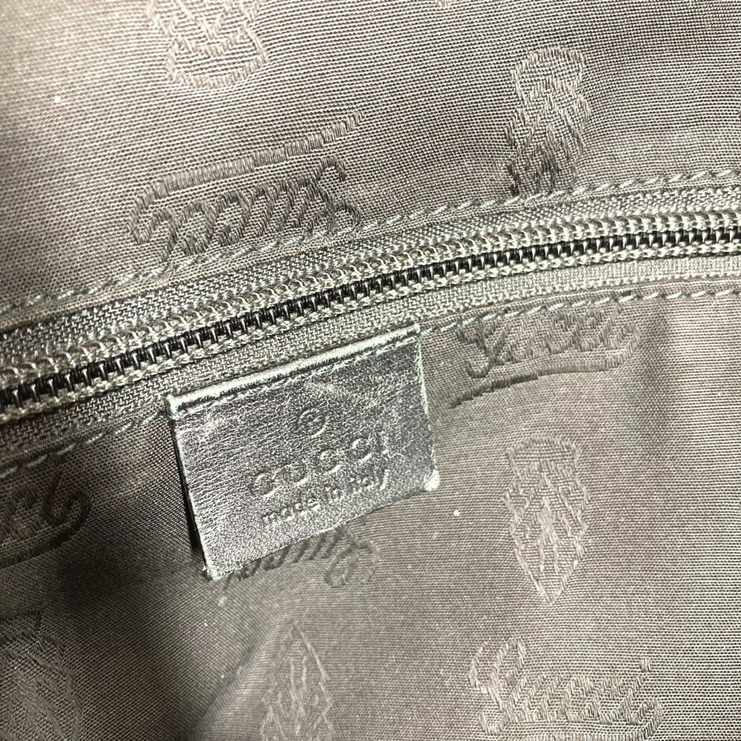 Gucci Gg ImprimÃ© Black Leather Gg ImprimÃ© Boston Bag Shoulder Bag Tote Bag ( )