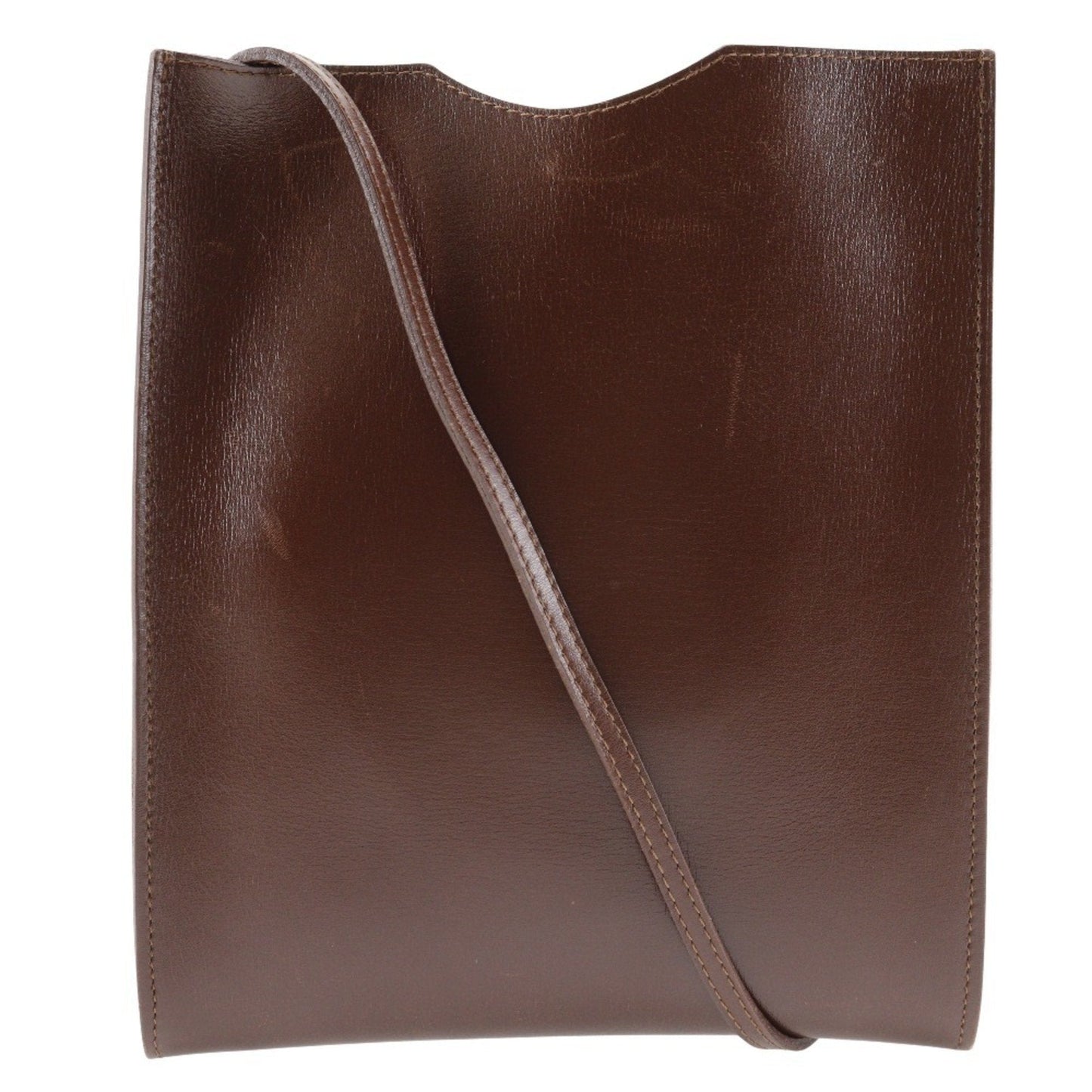 Hermes Brown Leather Shoulder Bag ( )