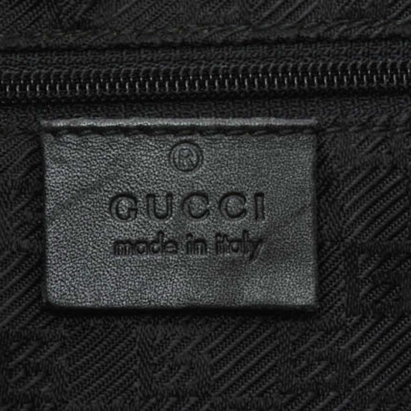 Gucci Black Leather Handbag Shoulder Bag ( )