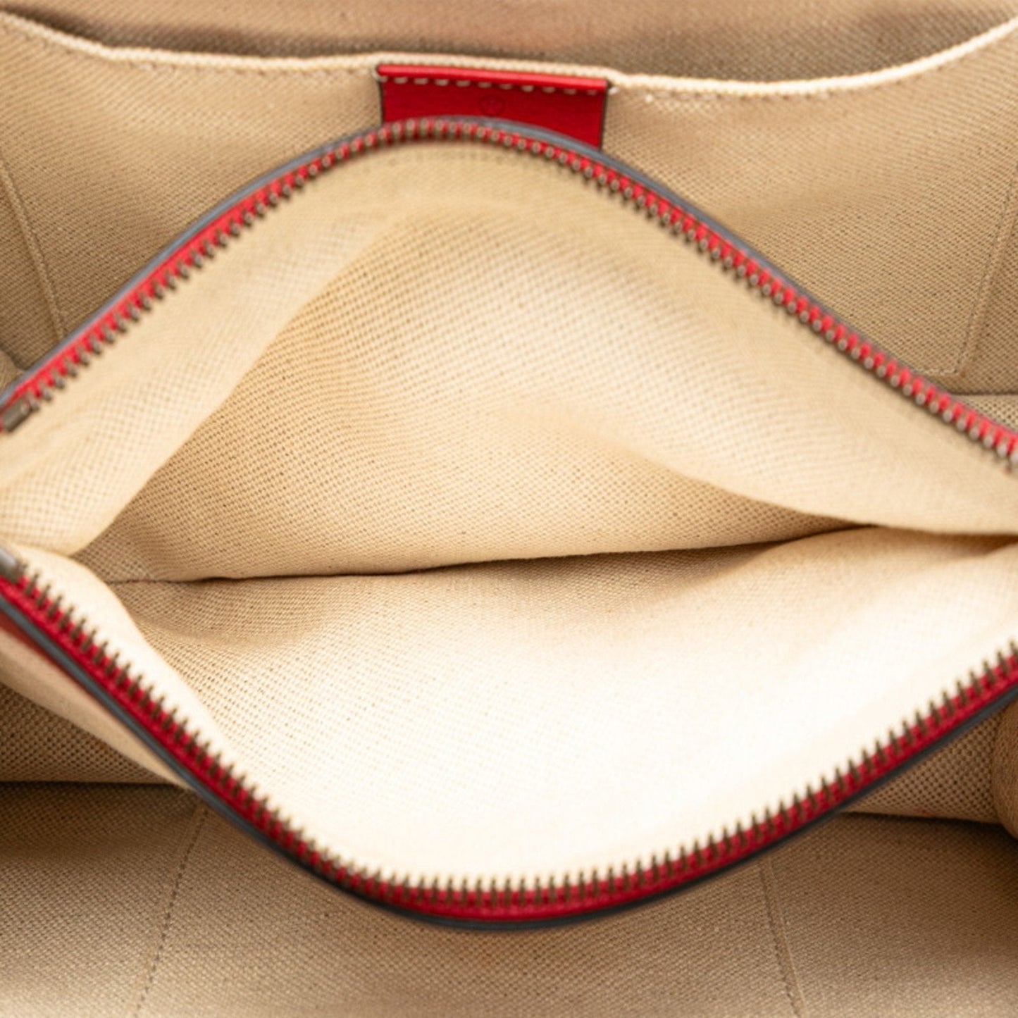 Gucci Red Color Leather Handbag Shoulder Bag ( )