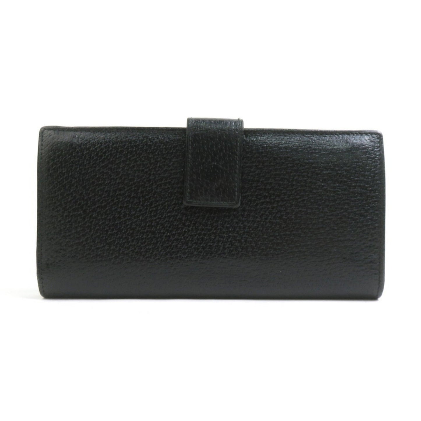 Gucci Black Leather Long Wallet (Bi-Fold) ( )