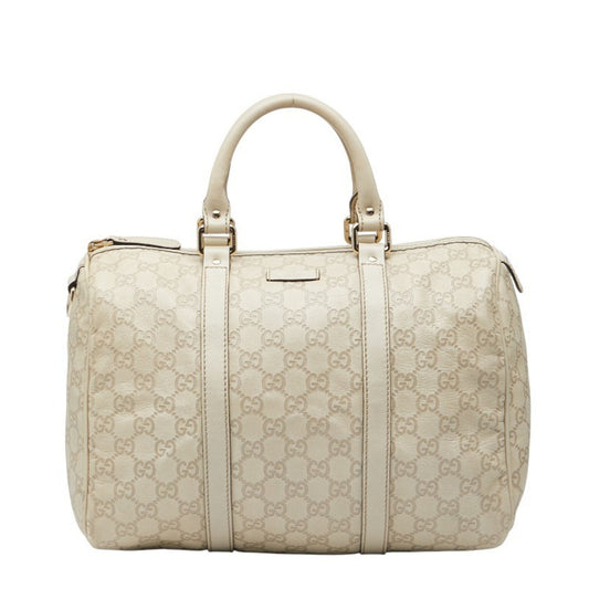 Gucci Ivory Leather Handbag ( )