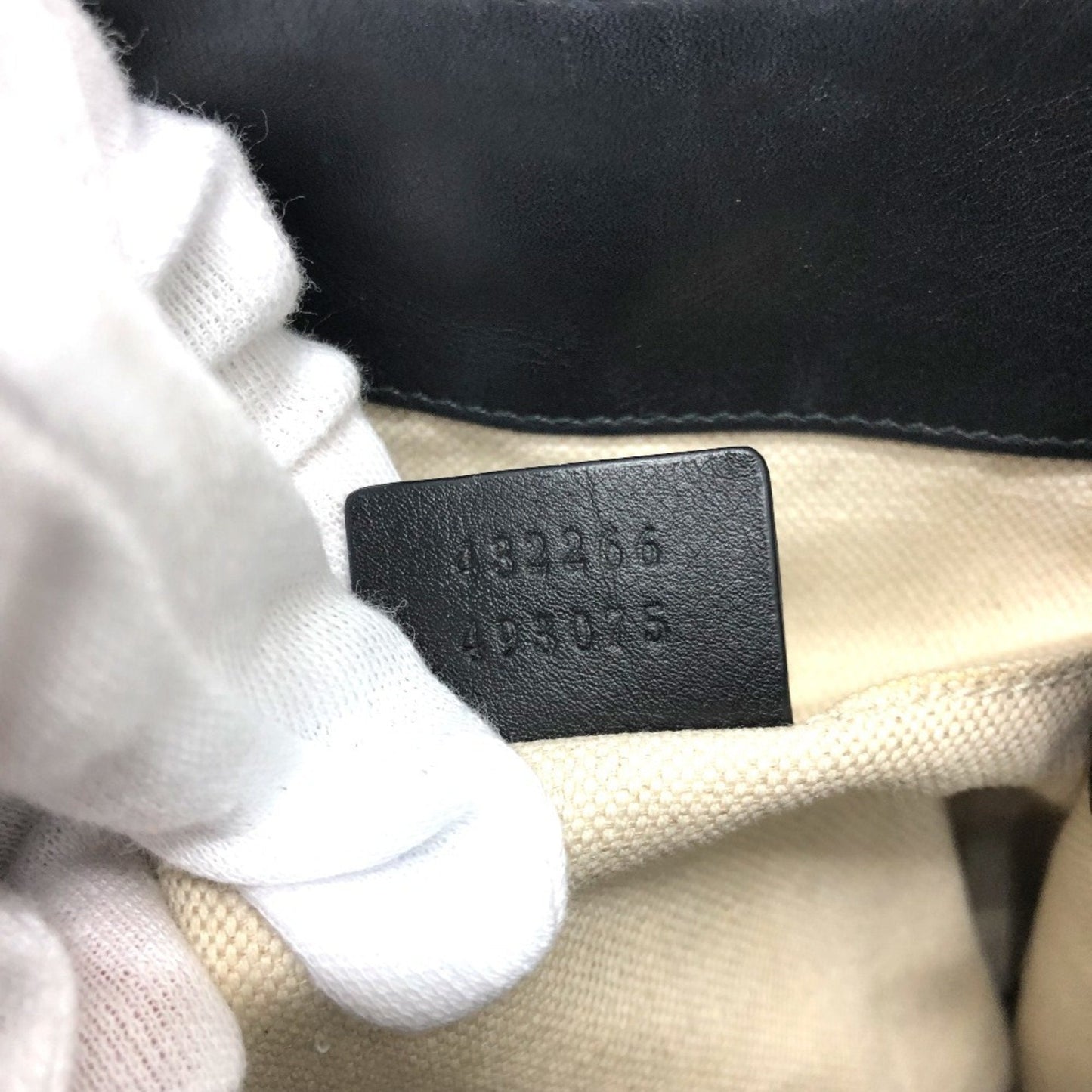 Gucci Black Leather Backpack ( )