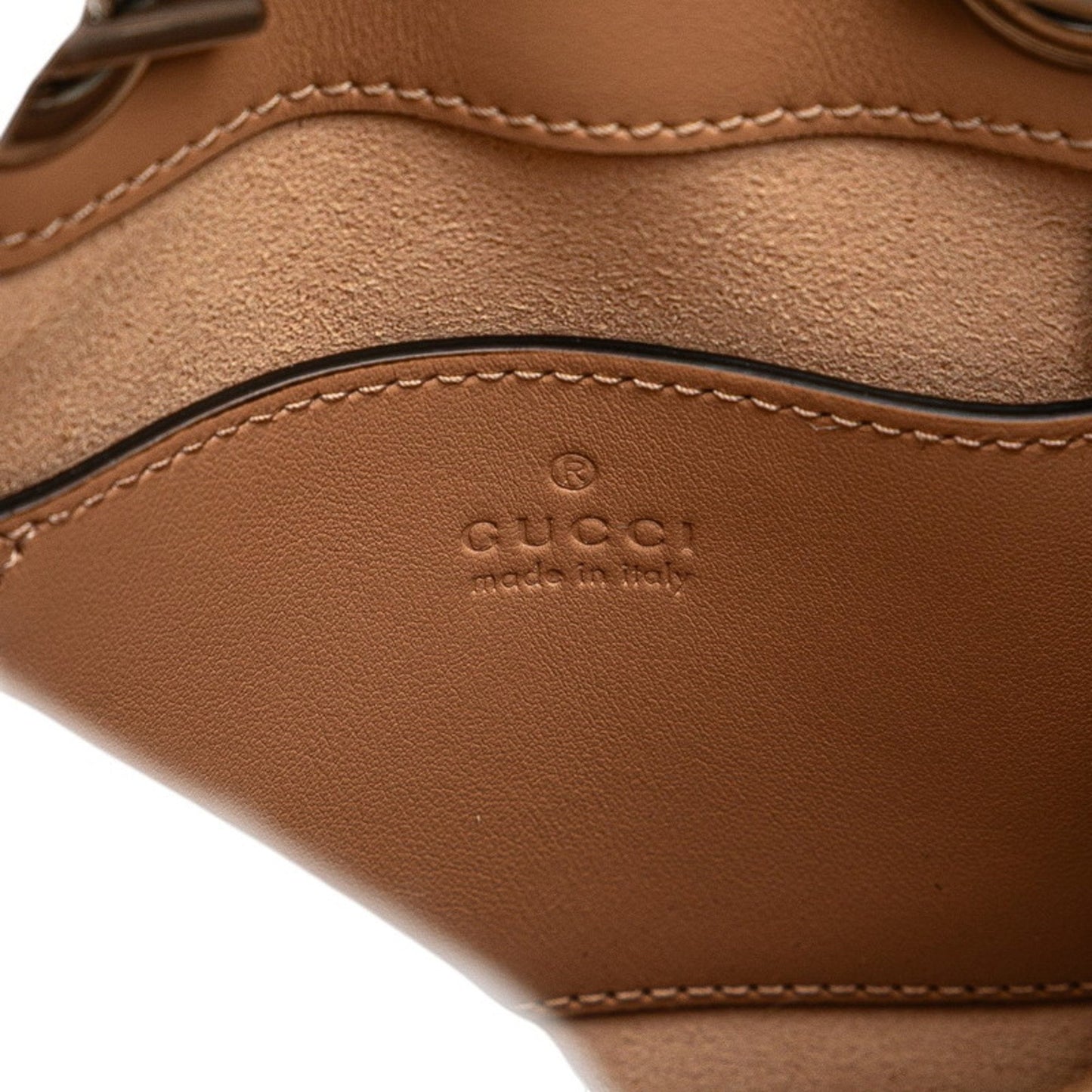 Gucci Beige Leather Handbag Shoulder Bag ( )