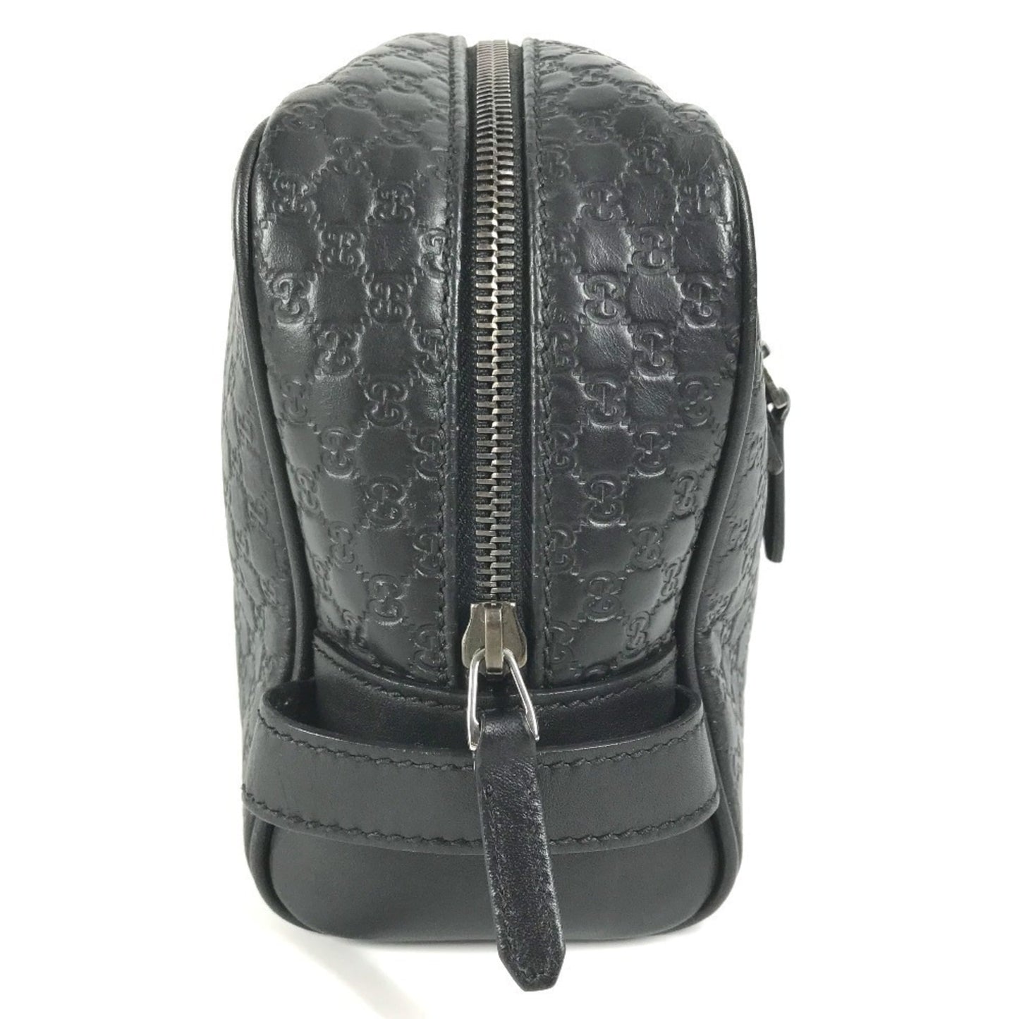 Gucci Guccissima Black Gg Leather Clutch Bag ( )