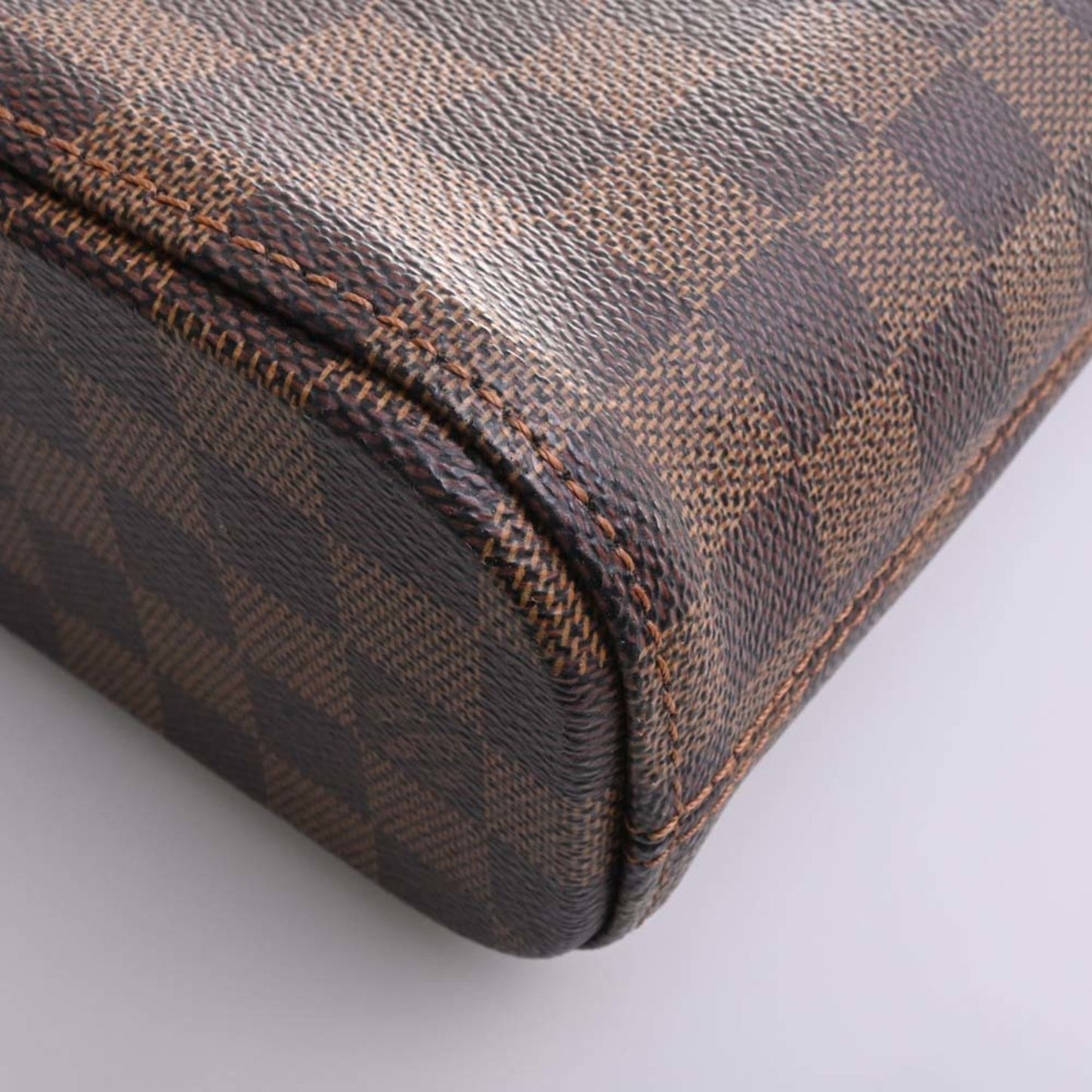 LOUIS VUITTON Damier Vavin PM SPO Handbag Brown Women's