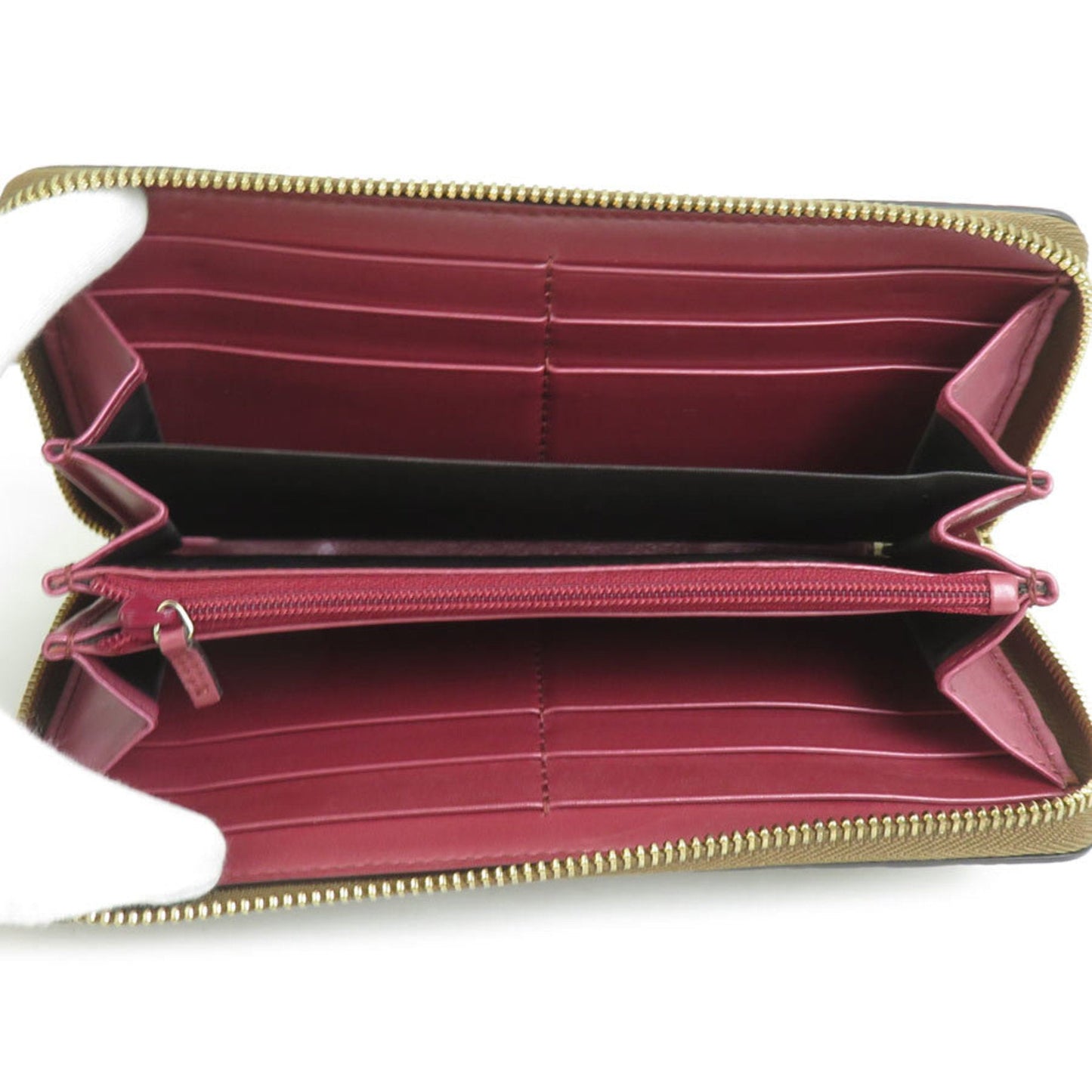 Gucci Bronze Leather Long Wallet (Bi-Fold) ( )
