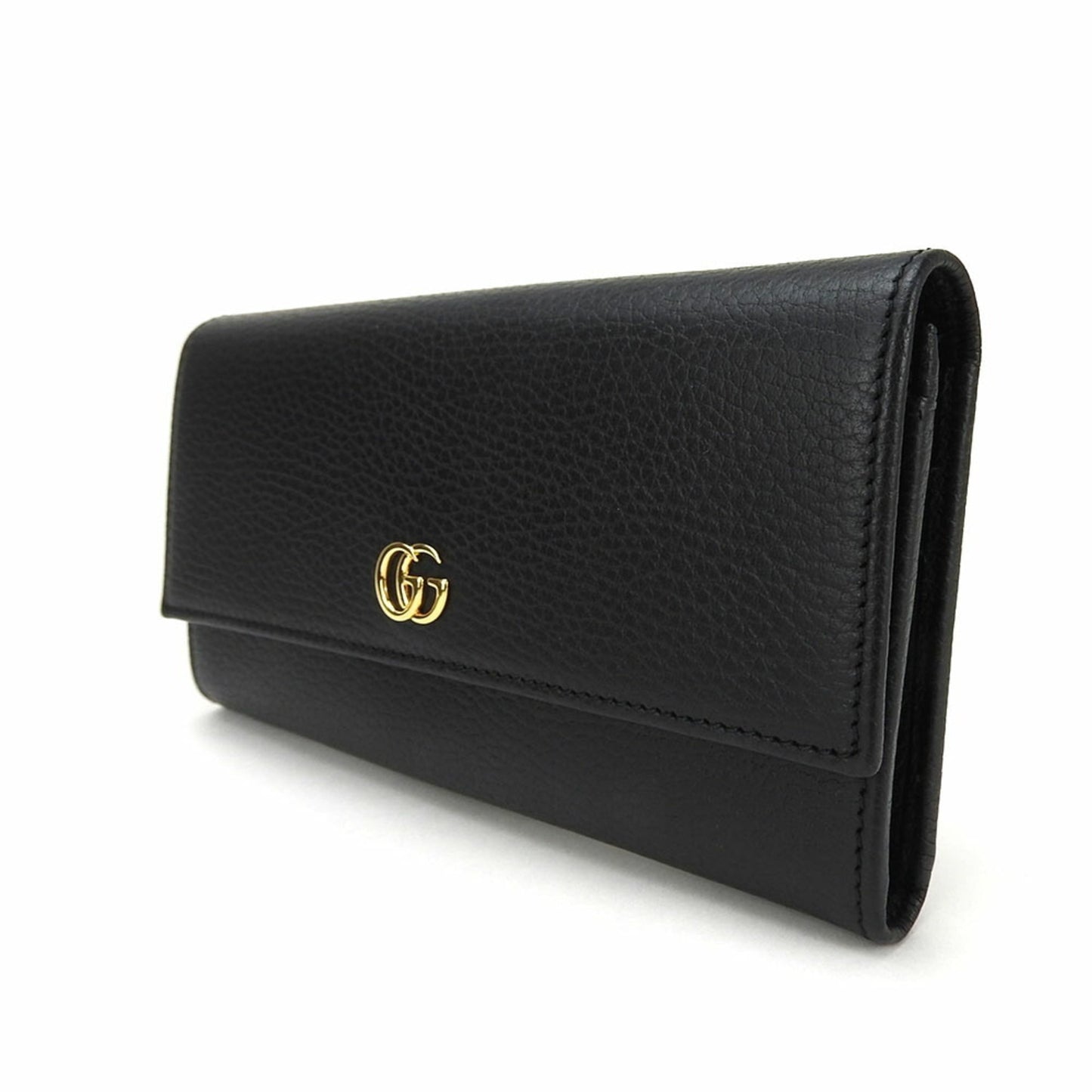 Gucci Black Leather Long Wallet (Bi-Fold) ( )
