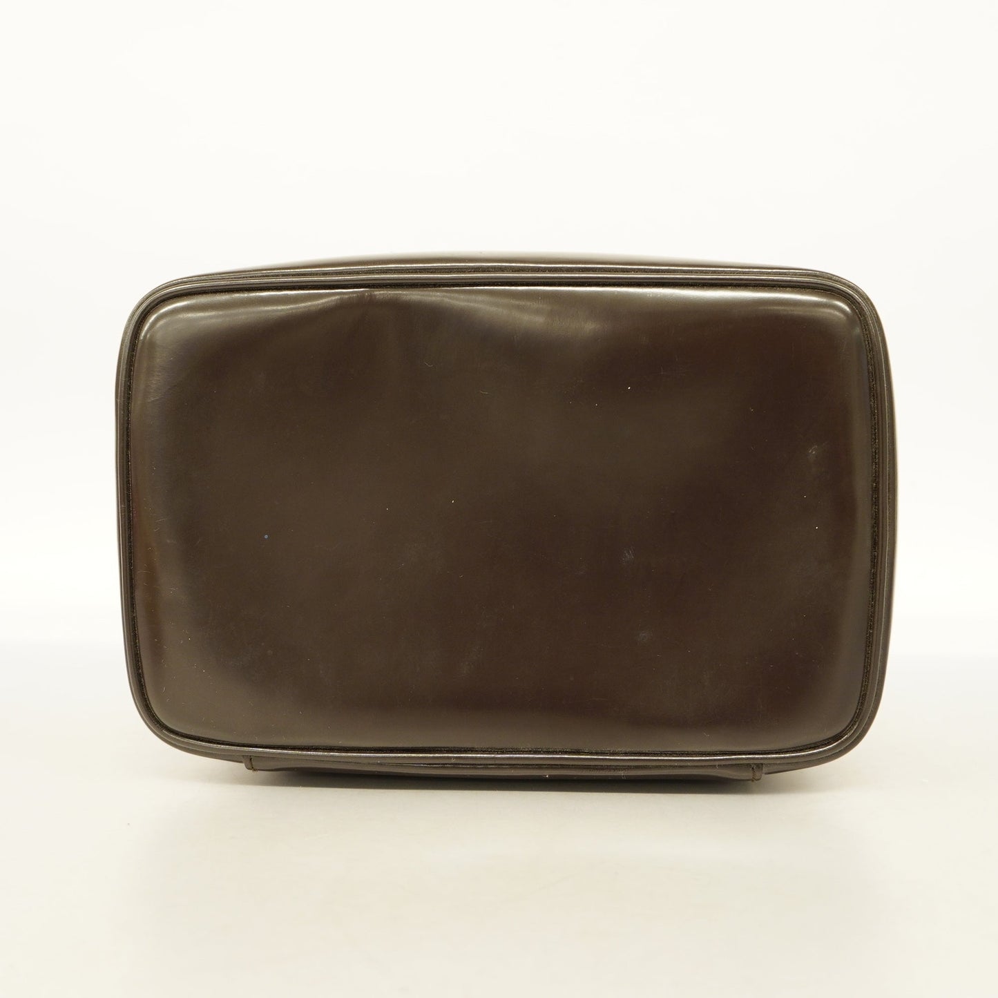 GUCCI Auth  Bamboo Vanity Bag 032 1956 0150 Women's Leather Vanity Bag Brown