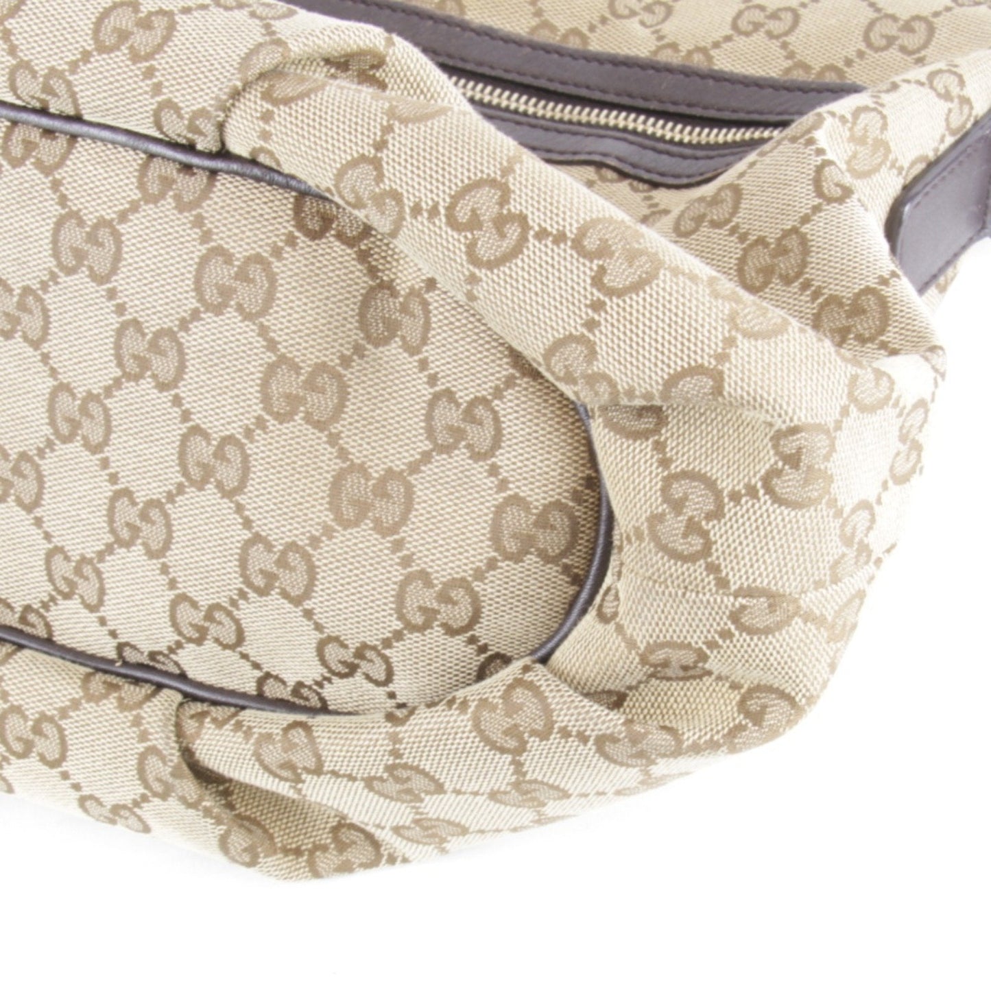 Gucci Brown Gg Canvas Shoulder Bag ( )