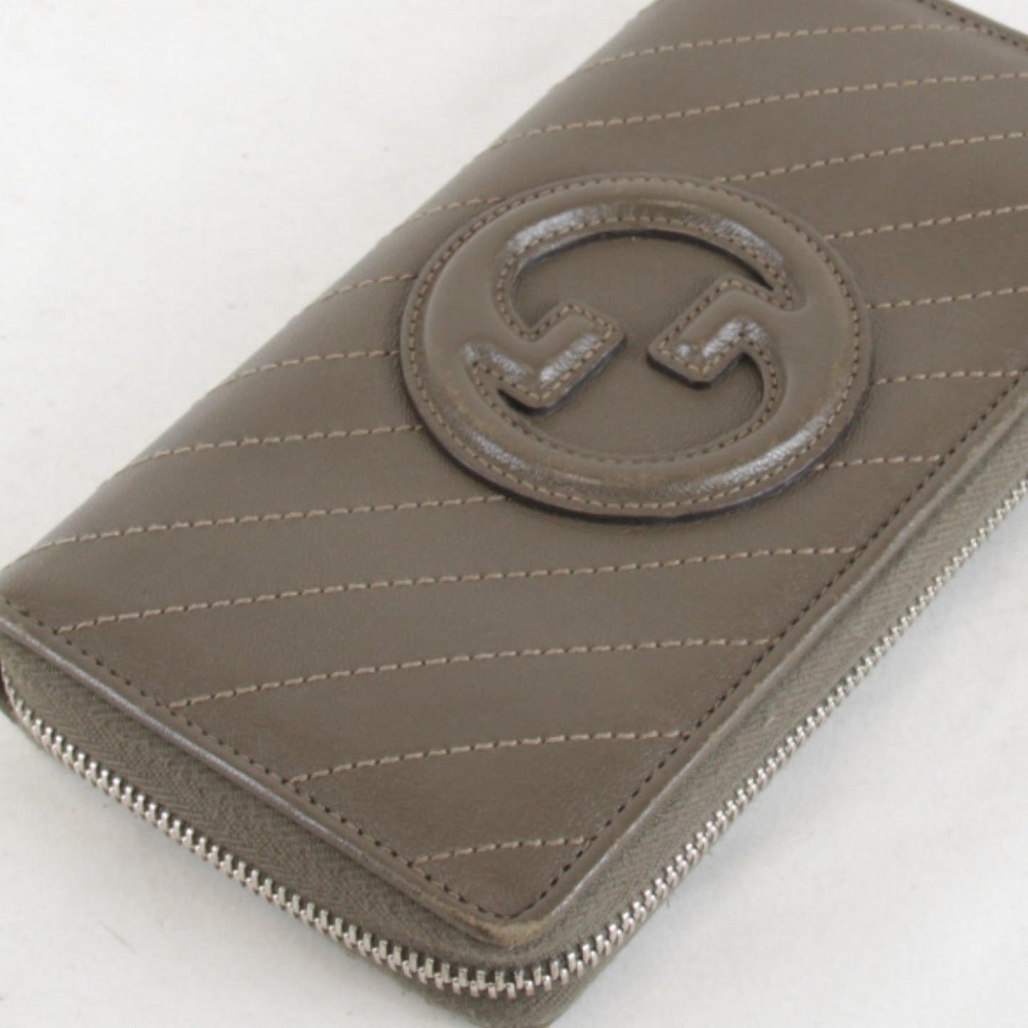 Gucci Brown Leather Long Wallet (Bi-Fold) ( )