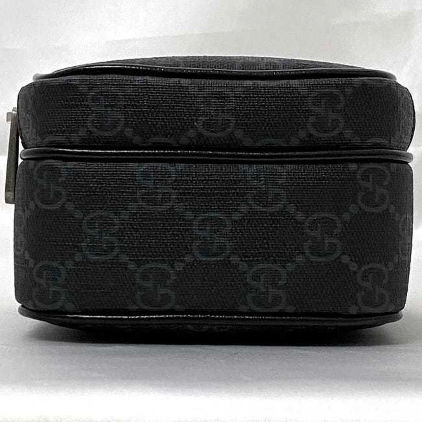 Gucci Black Pvc Leather Pochette Shoulder Bag ( )