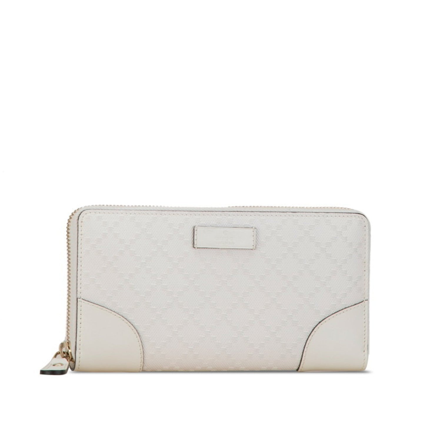 Gucci White Pvc Leather Long Wallet (Bi-Fold) ( )